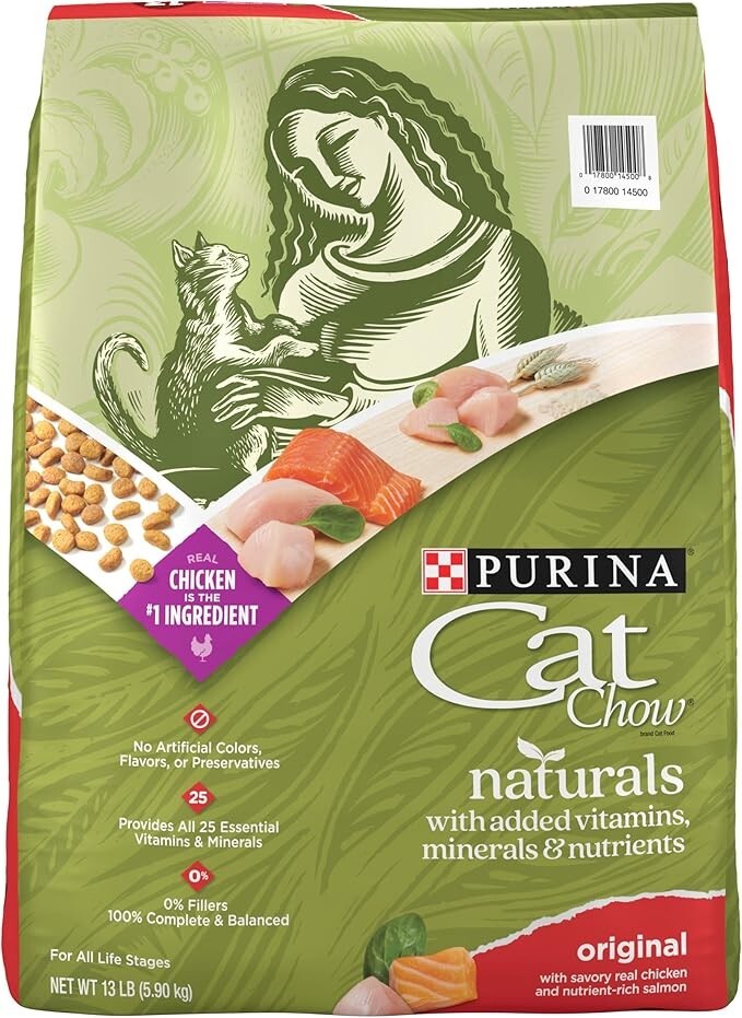Purina Cat Chow Naturals With Added Vitamins Minerals and Nutrients Dry Cat Food