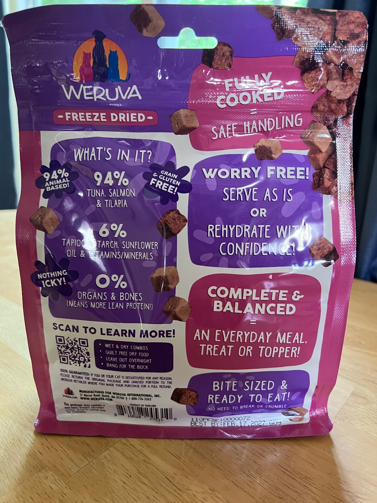 Weruva Mideast Feast Grain-Free Freeze-Dried Cat Food 7 oz