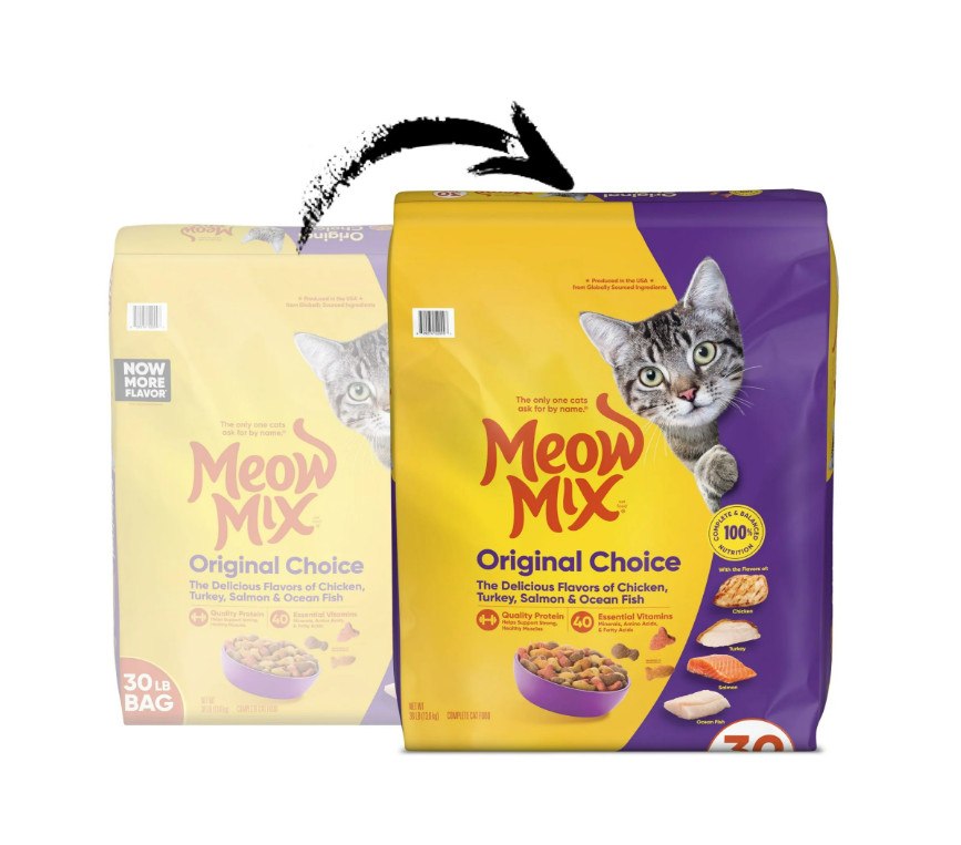 Meow Mix Original Choice Dry Cat Food, 30 lb. Bag (2 pack)