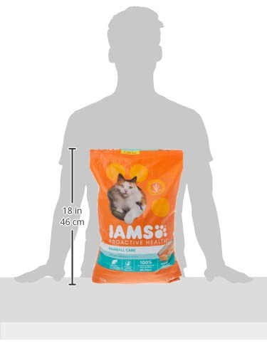 IAMS PROACTIVE HEALTH Adult Hairball Care Protein-Rich Hairball Control Dry Cat