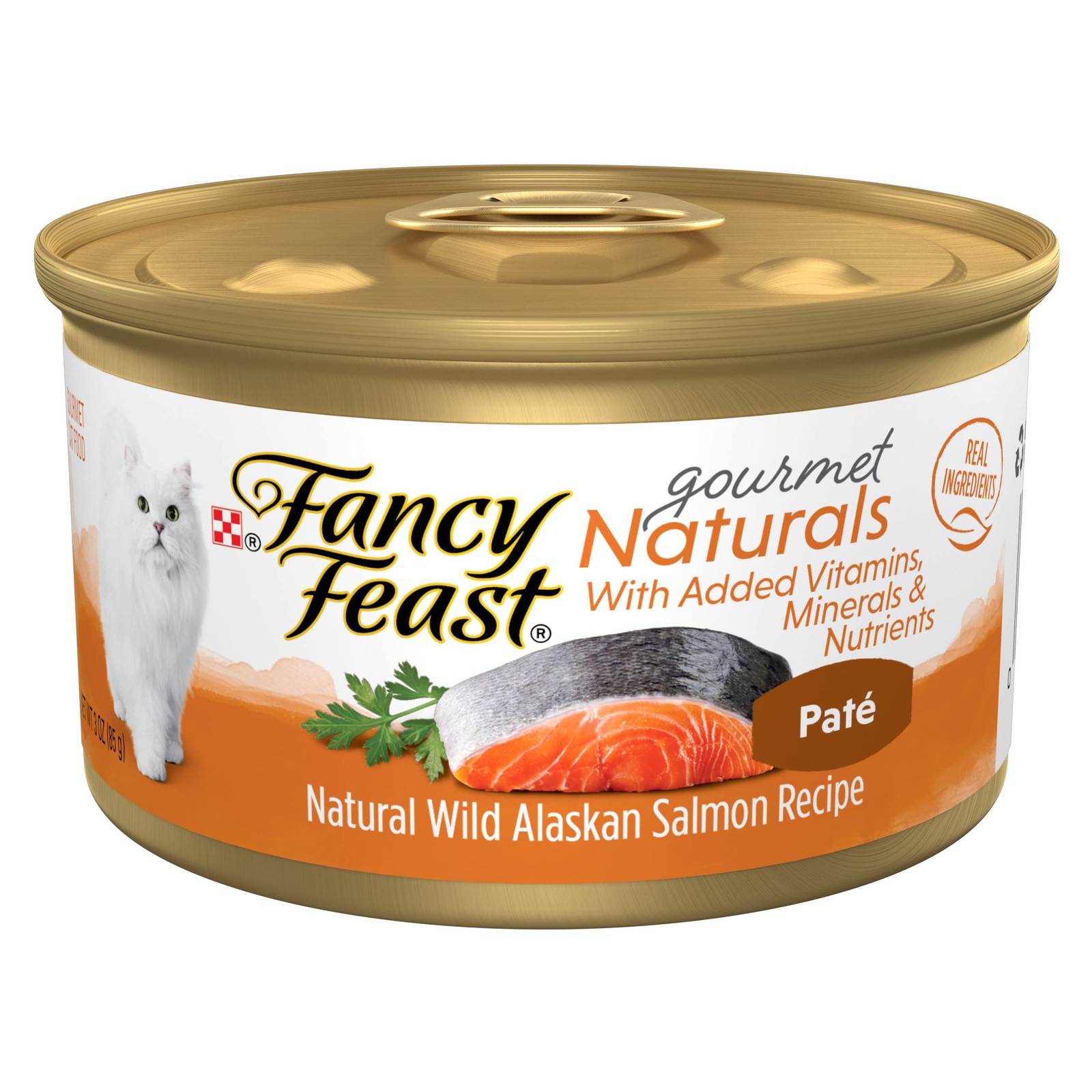 Purina Fancy Feast Wet Cat Food Pate Gourmet 3 Ounce (Pack of 12), Salmon