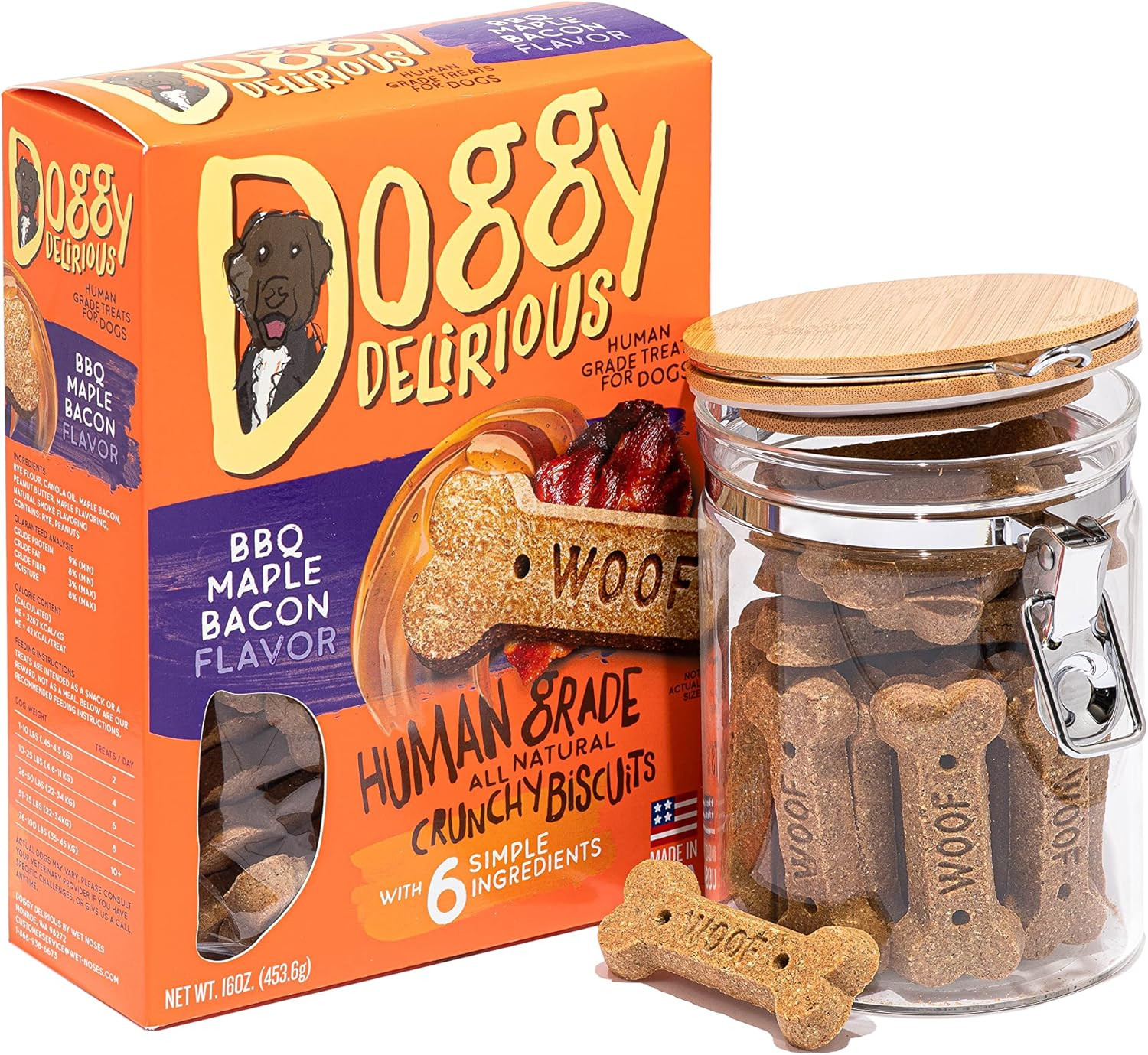 Crunchy Dog Treats – for All Pet Sizes, Breeds – All-Natural Puppy Treat – 100%