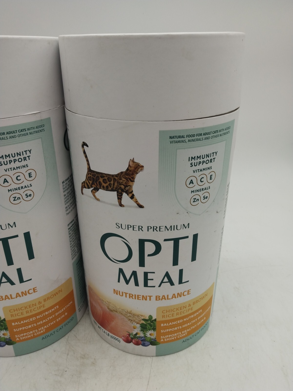 2 Opti Meal Super Premium Adult Cat Food Vit Miner NEW 01/2024. 127
