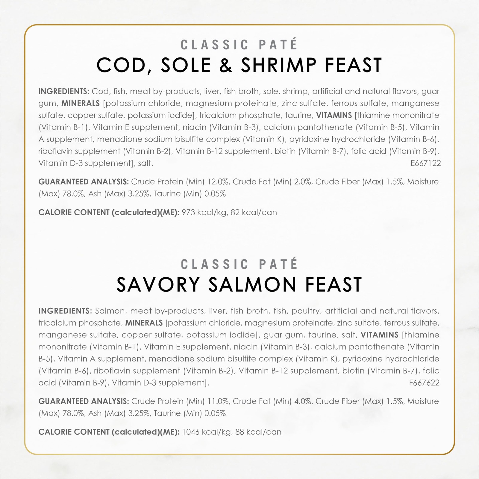 Purina Fancy Feast Seafood Classic Pate Collection Grain Free Wet Cat Food Va…