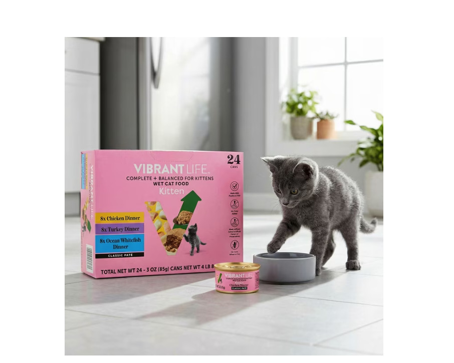 Variety Pack Classic Pate Wet Kitten Food, Grain-Free, 3 Oz Cans,