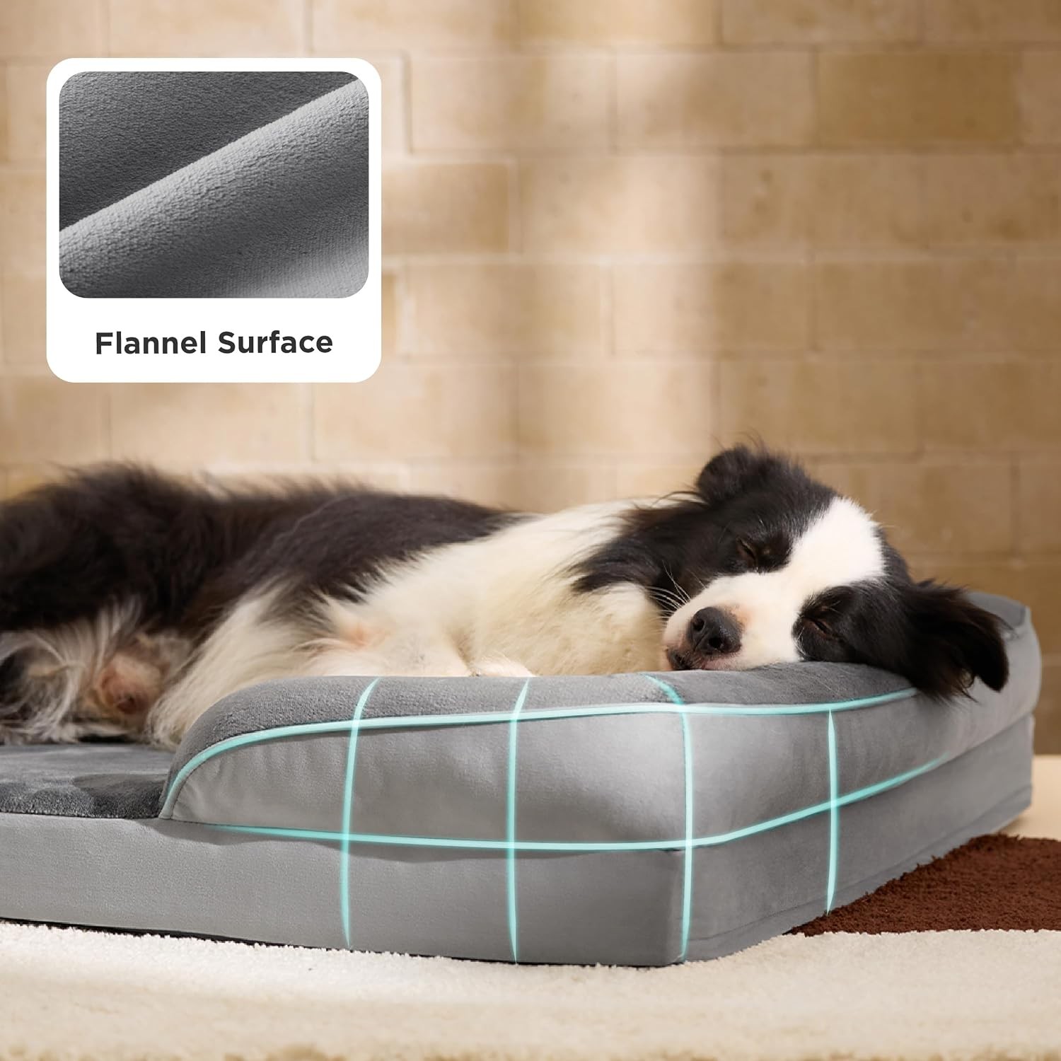 Bedsure XL Orthopedic Dog Bed for Extra Large Dogs – Washable XLarge Dog Cat Bed
