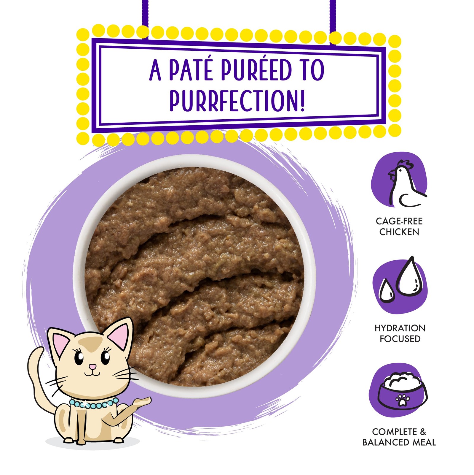 Weruva Classic Cat Paté, Meal or No Deal! with Chicken & 3 Ounce (Pack of 12)