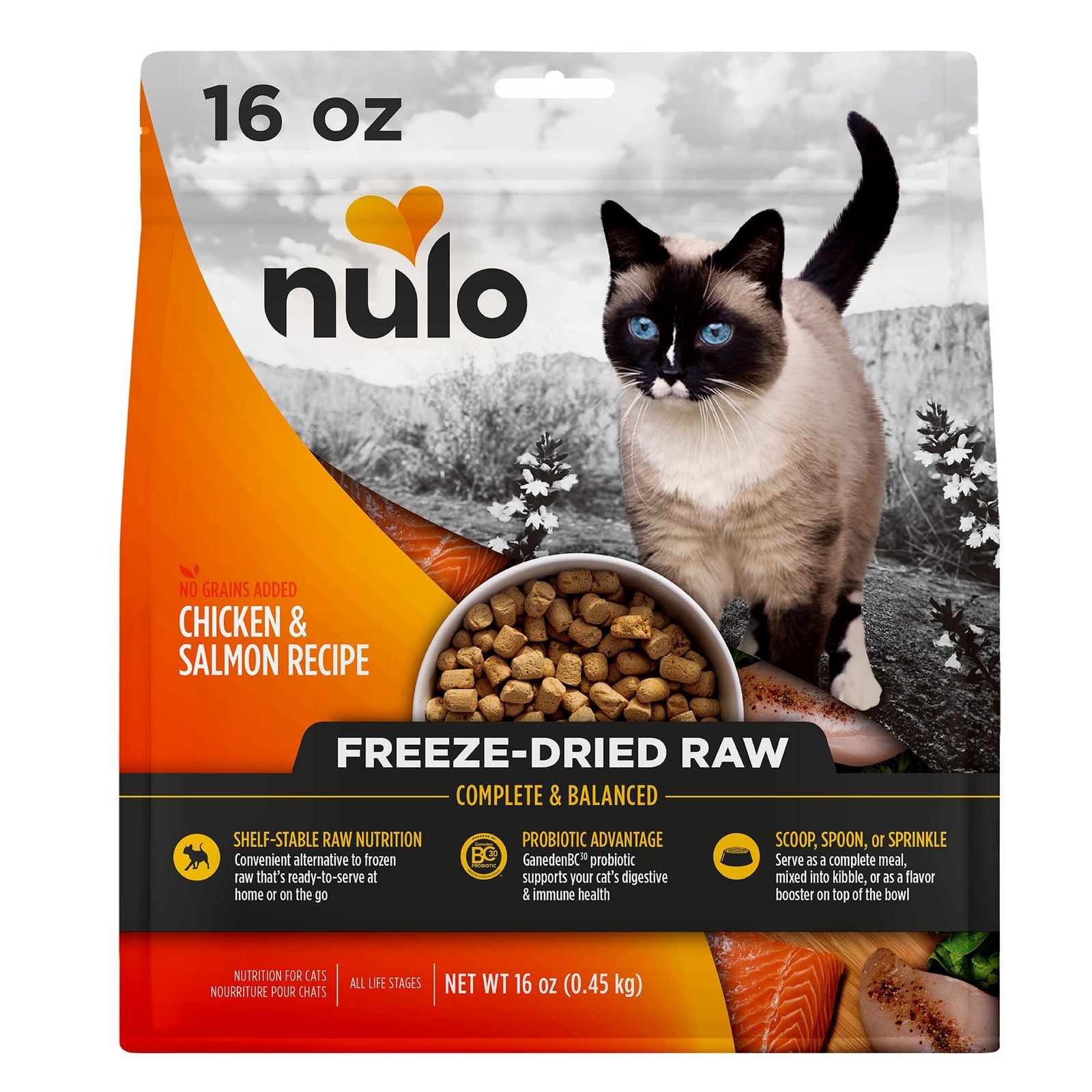 Nulo Freestyle Freeze-Dried Raw, Ultra-Rich Grain-Free 1 Pound (Pack of 1)