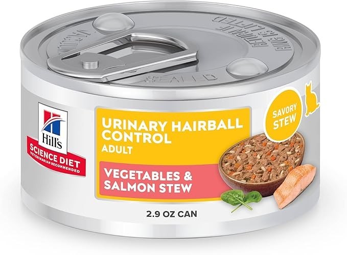 Hill’s Science Diet Urinary Hairball Control Adult Wet Cat Food 2.9 oz 24 count