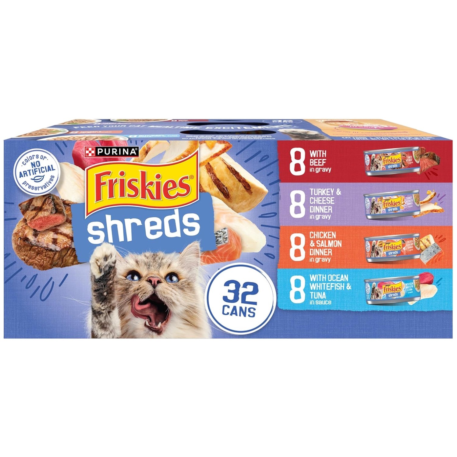 Purina Gravy Cat Food Variety Pack – Beef, Turkey, Chicken