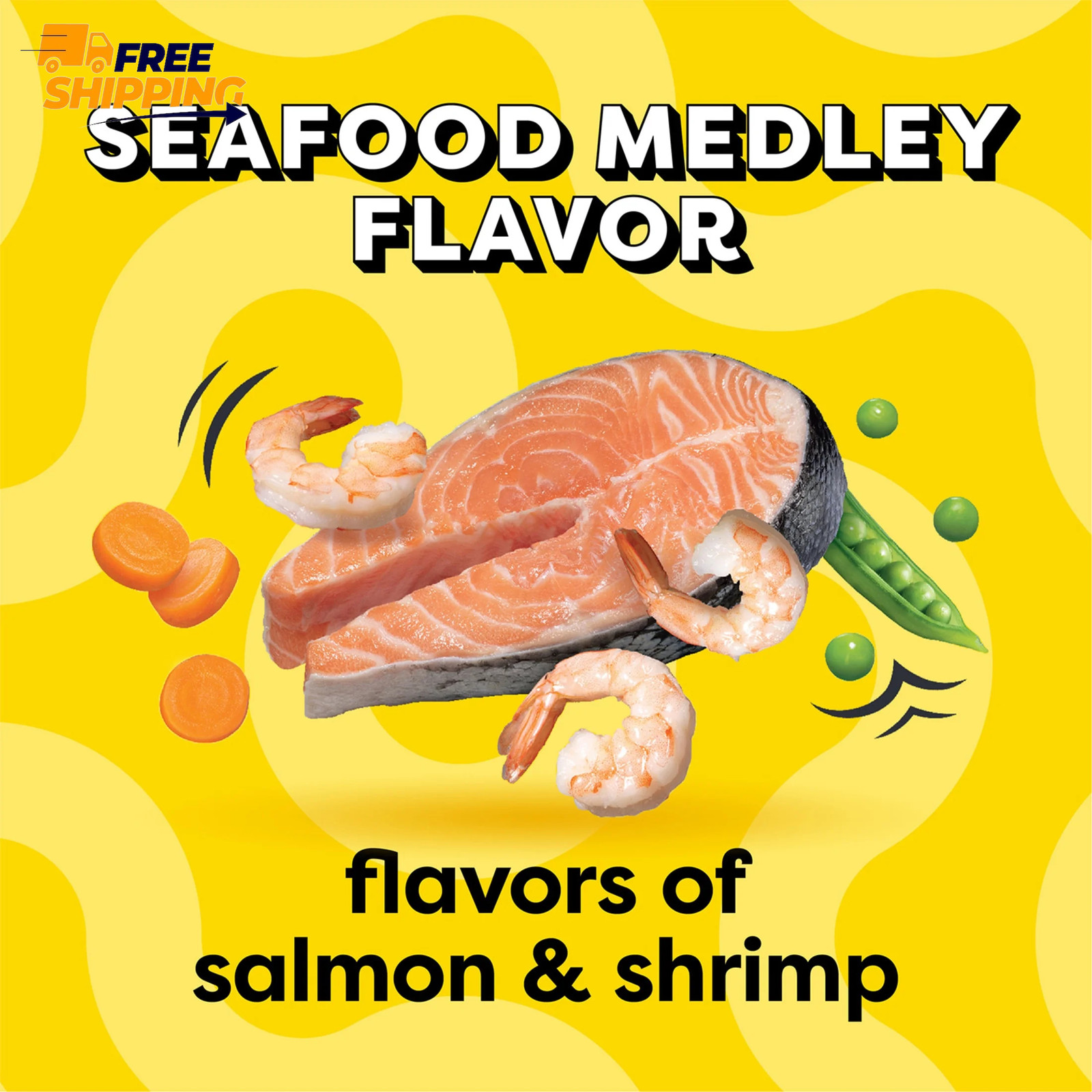 Adult Seafood Medley Flavor Dry Cat Food, 20 Lb Bag ✌️👍
