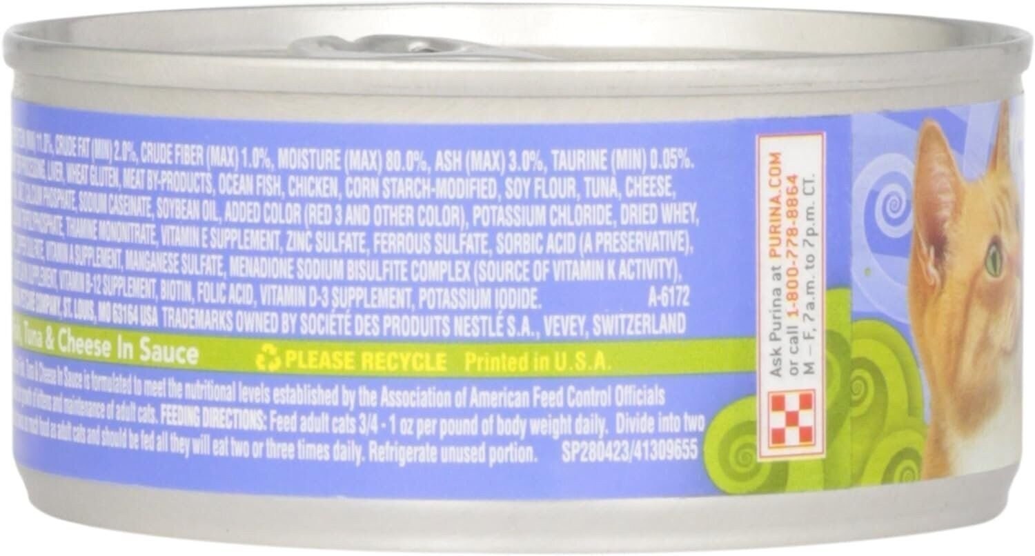 Friskies Canned Tasty Treasures Cat Food, Ocean Whitefish, Tuna And Cheese,…