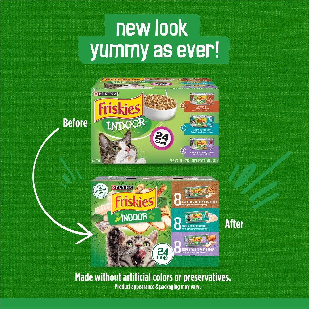 (2 pack) Variety Pack, Wet Cat Food, 5.5 oz Cans