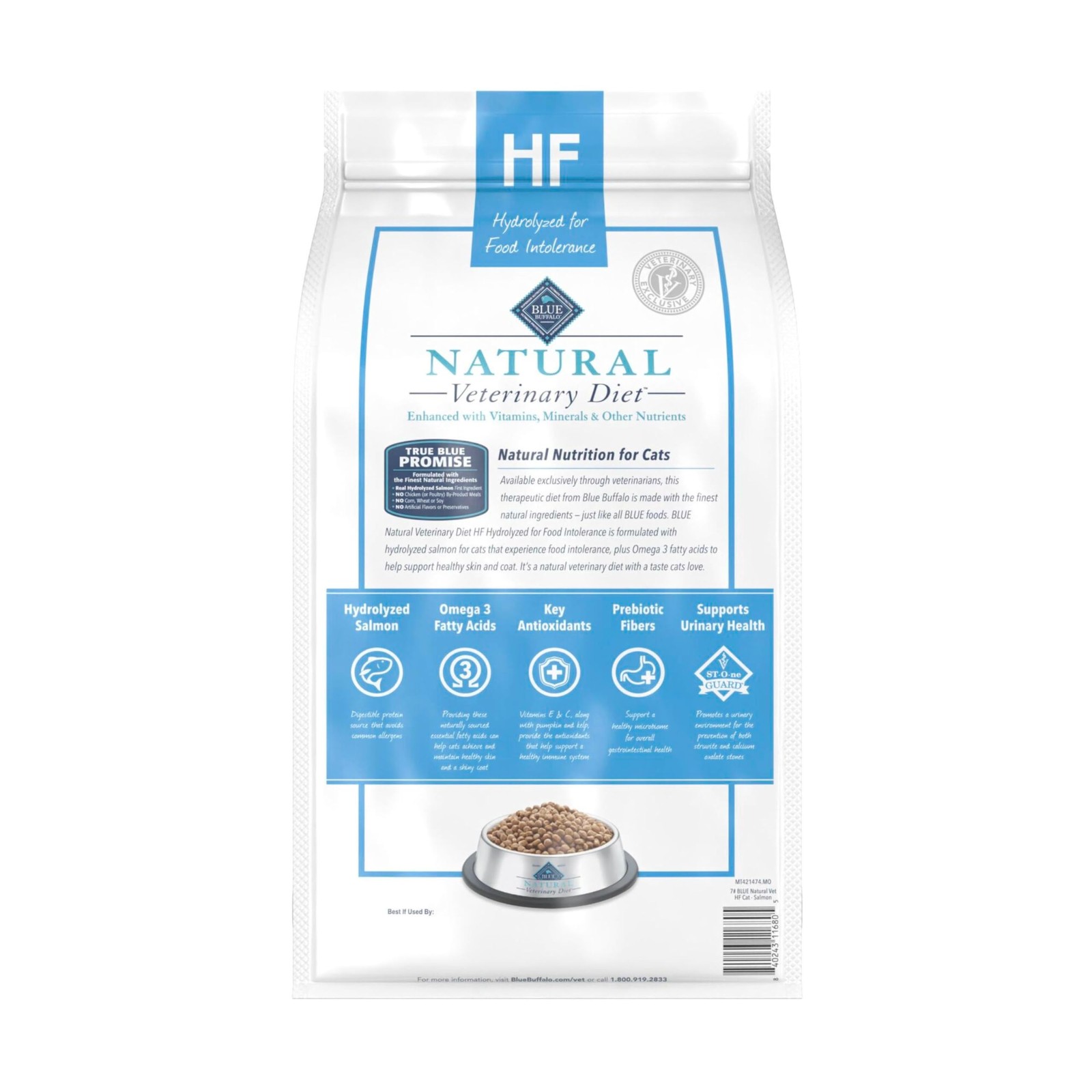 Blue Buffalo Natural Veterinary Diet HF Hydrolyzed for Food Intolerance Dry …