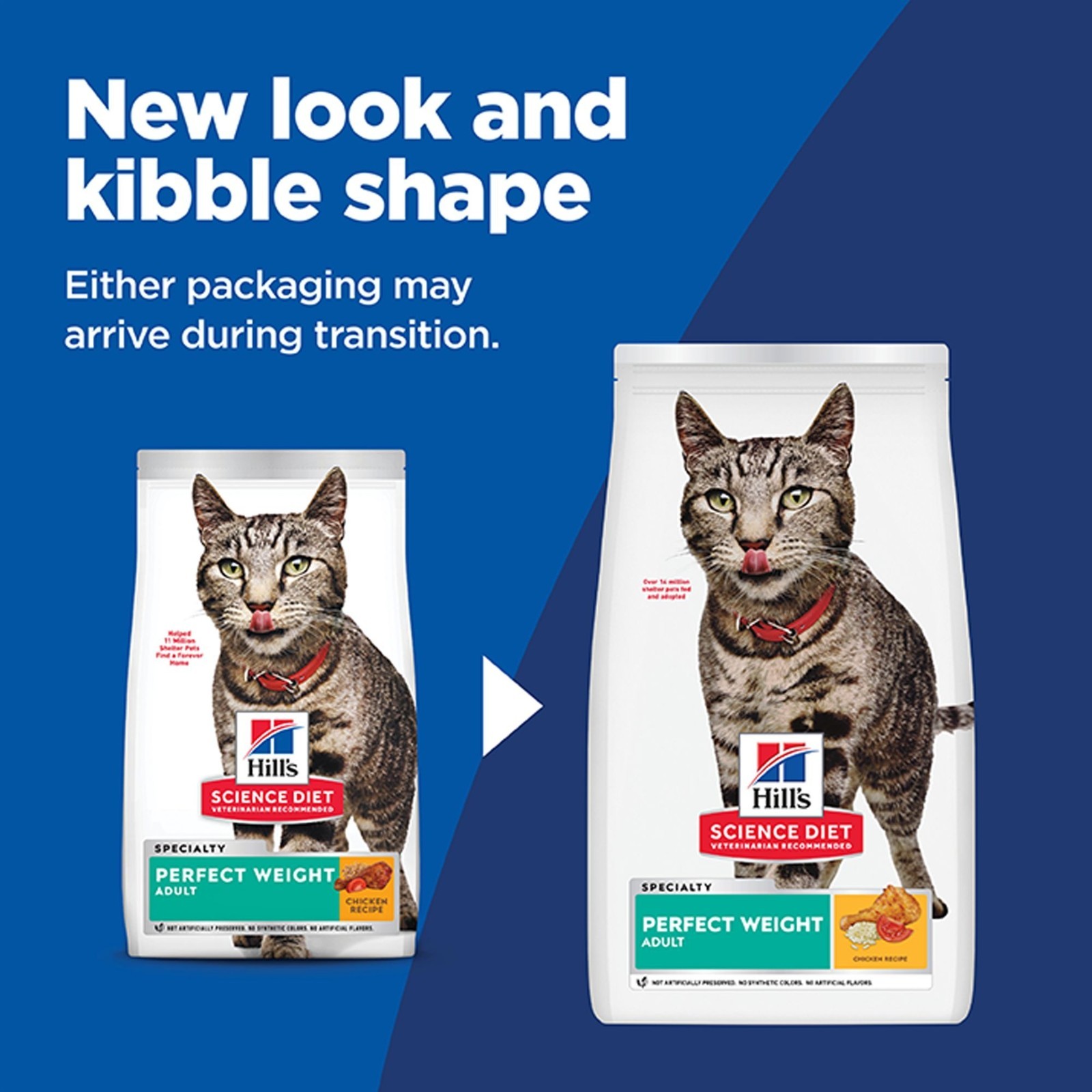 15 Lb Hill’s Science Diet Perfect Weight Adult Dry Cat Food – Chicken