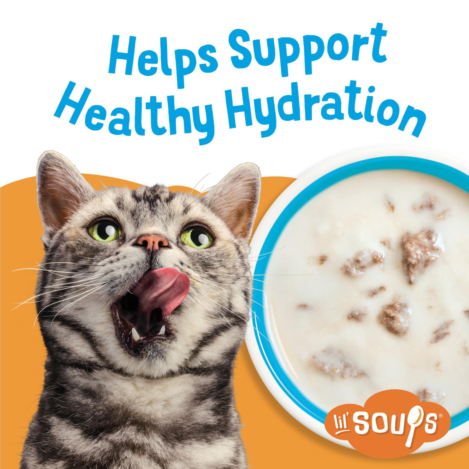 Purina Natural, Grain Free Lickable Cat Treats Lil’ Soups With Tuna in Chicken B