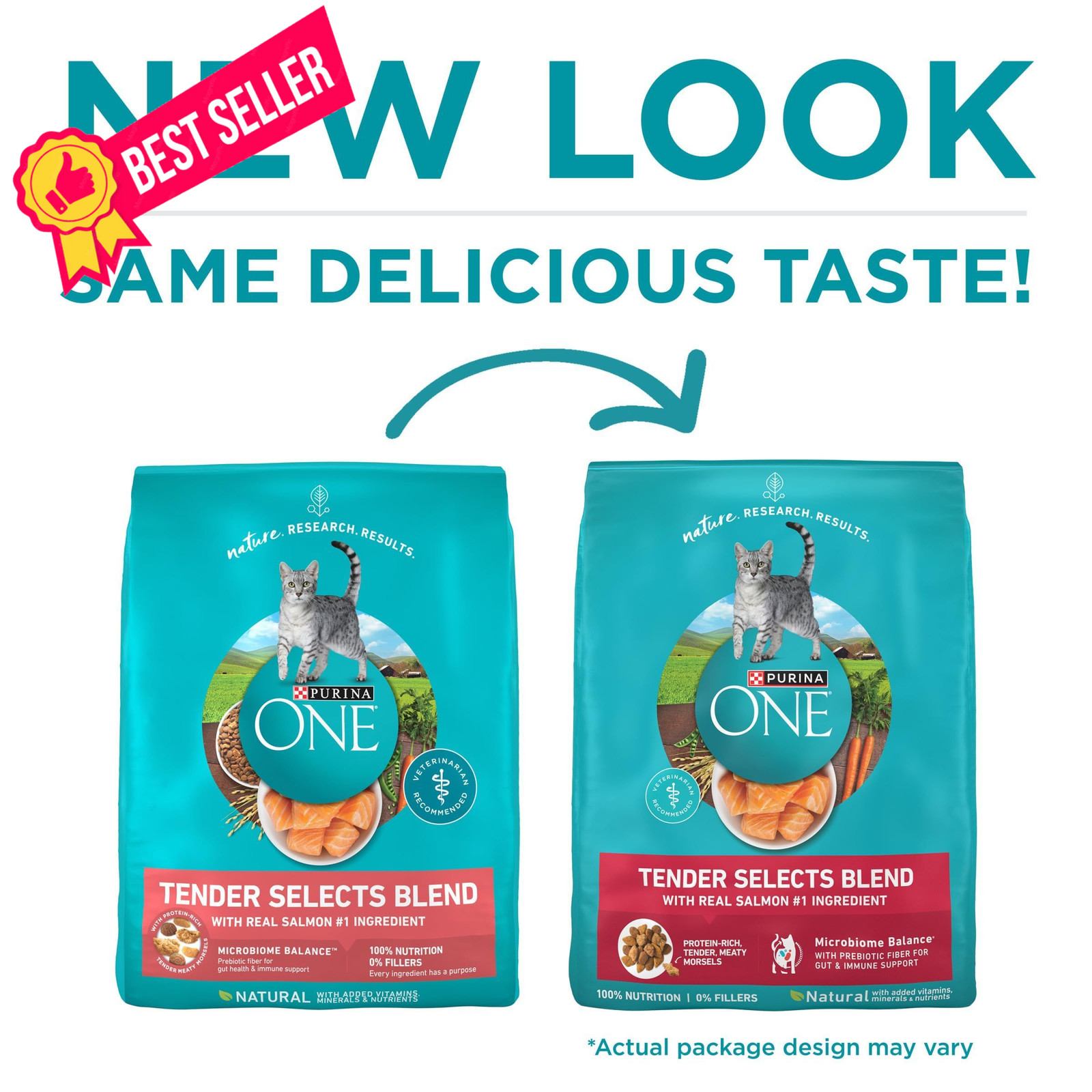 Purina ONE Natural Dry Cat Food, Tender Selects 16 Pound (Pack of 1), Other