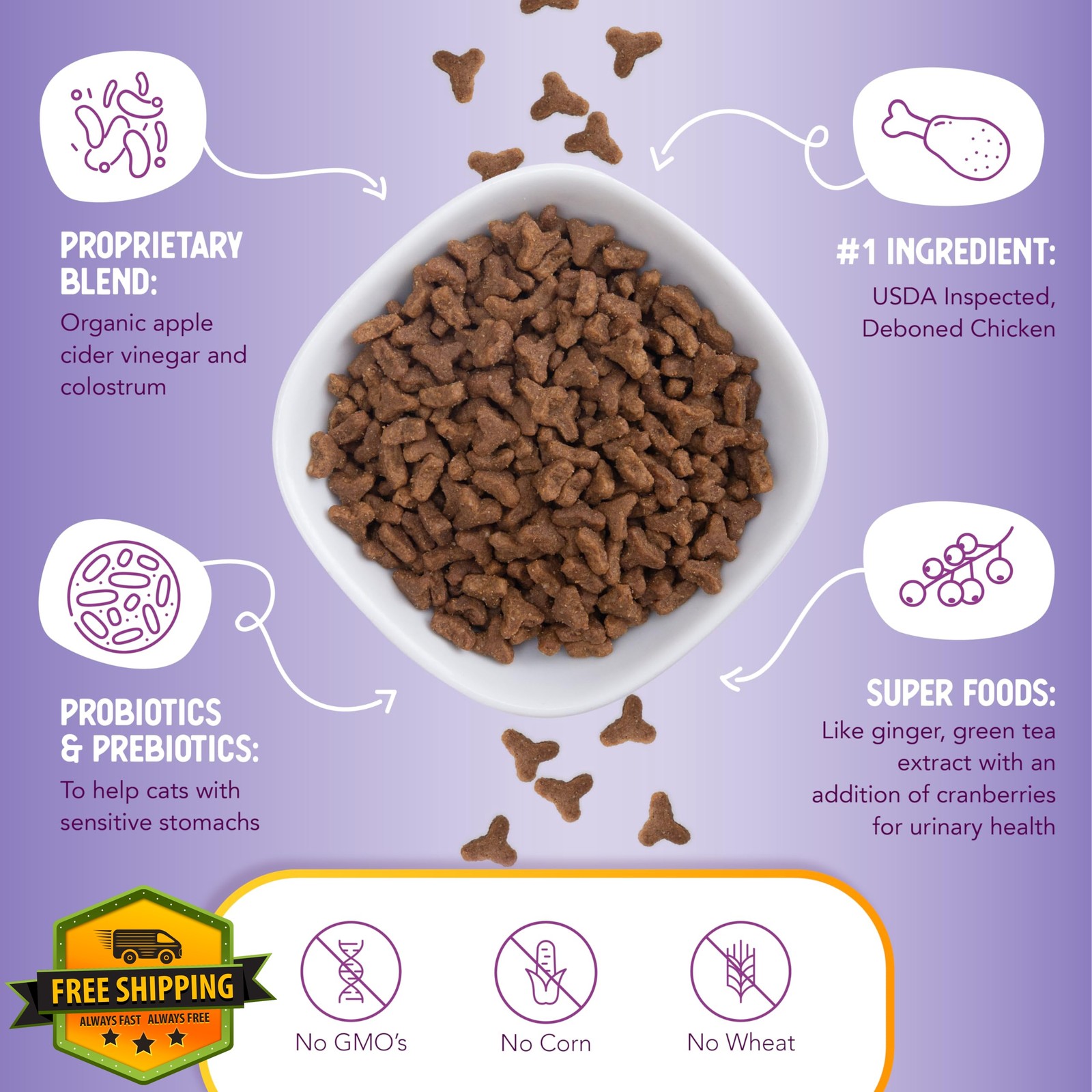 Health Extension Dry Cat Food 15lb Chicken Rice