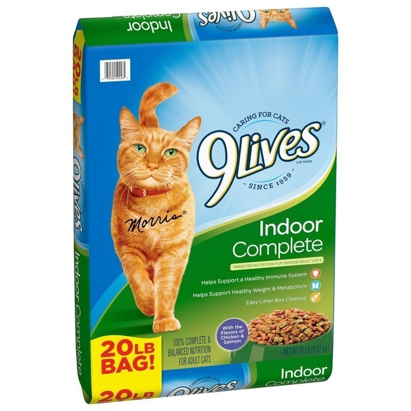 Indoor Cat Dry Food Chicken Salmon Flavor 20lb Hairball Control Healthy Weight