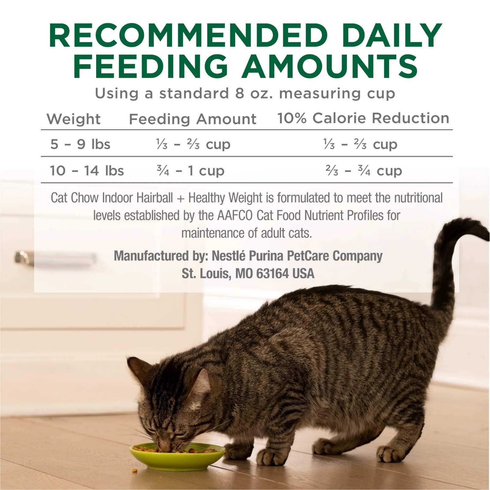 Purina Cat Chow Indoor Healthy Weight and Hairball Dry Cat Food With Chicken, 20
