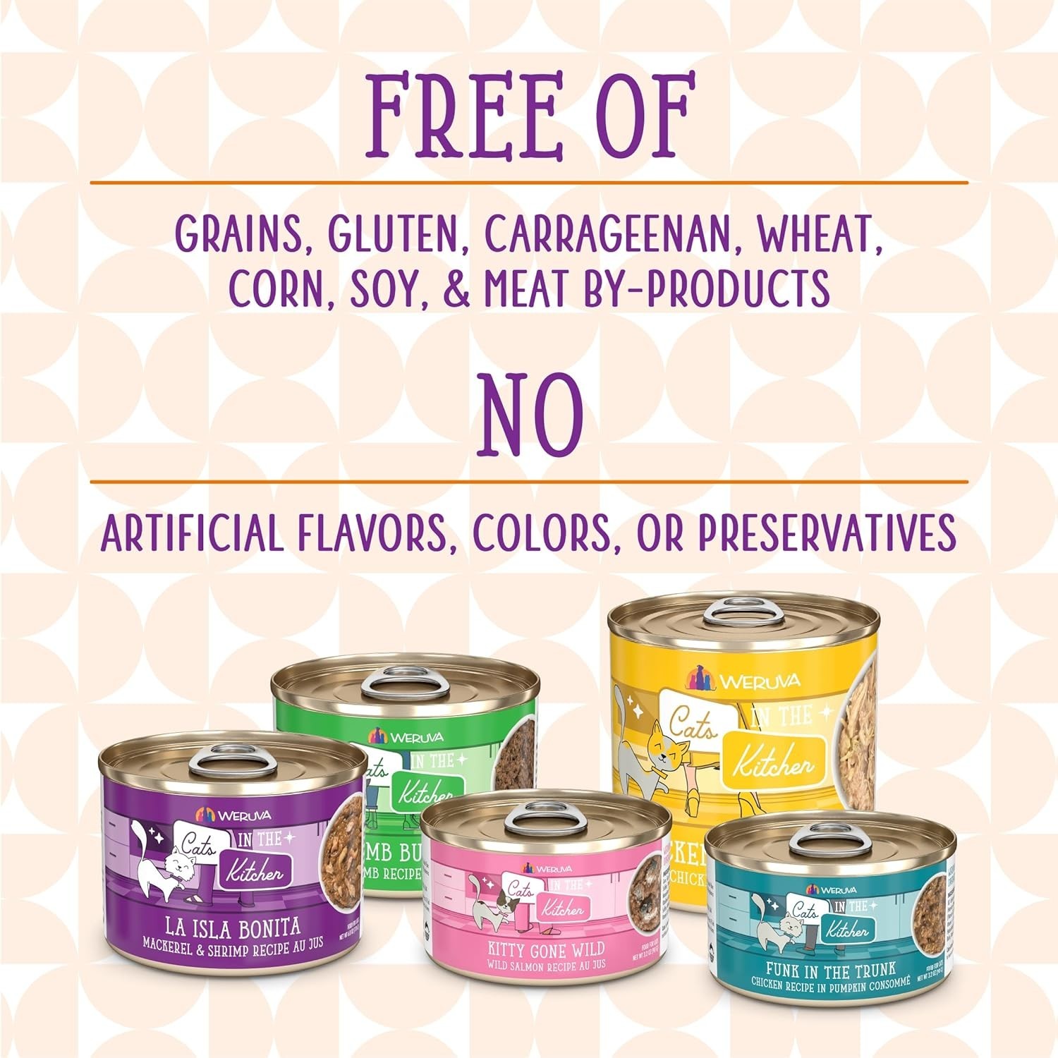 All-Natural Kitchen Cuties Wet Cat Food for All Breeds – 12 Pack of 3.2oz Cans