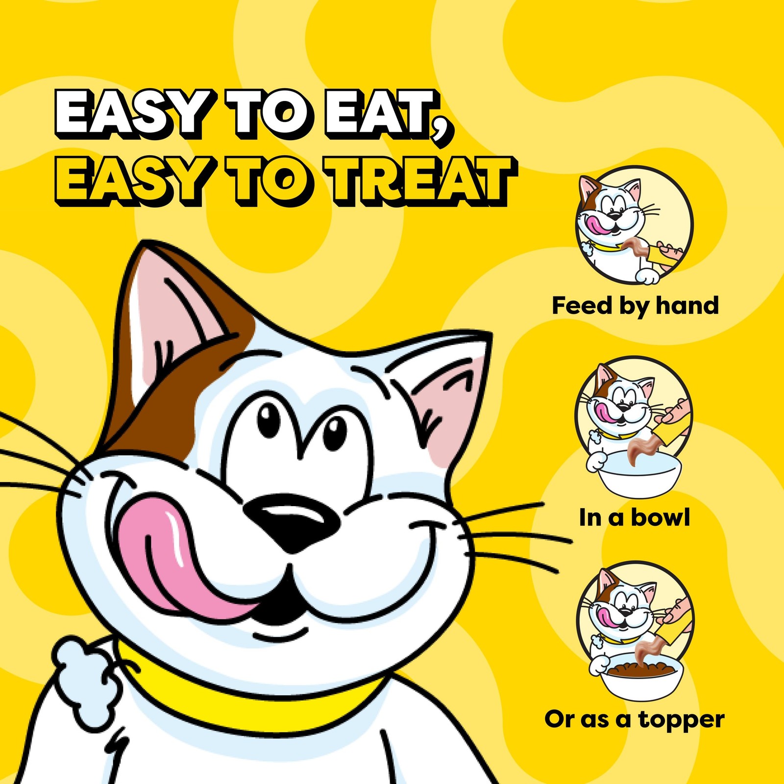 Creamy Puree Squeezable Lickable Cat Treats, Wet Cat Treats with Chicken, 0.4…