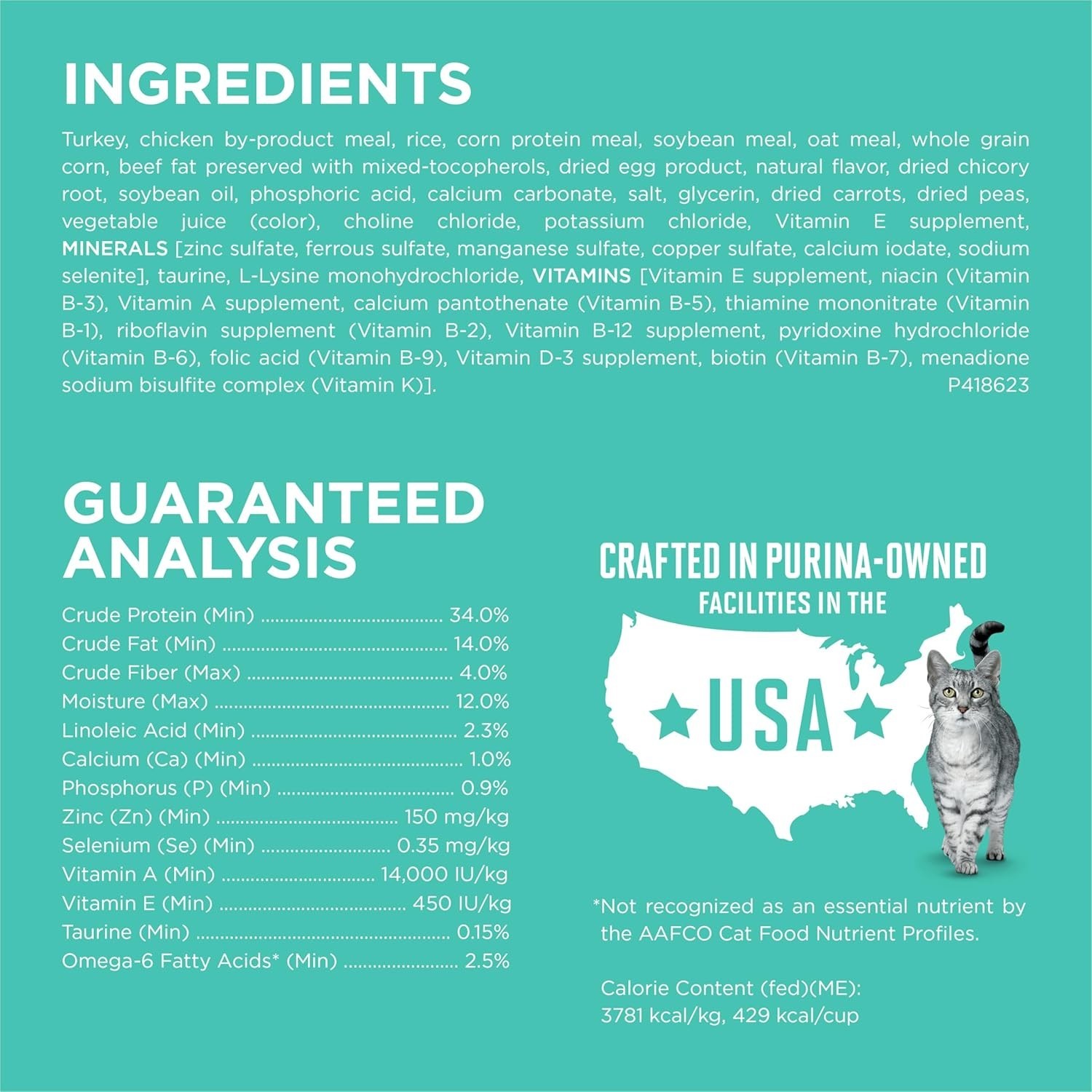 Veterinarian Recommended Sensitive Stomach Cat Food – 22 lb Turkey & Prebiotic
