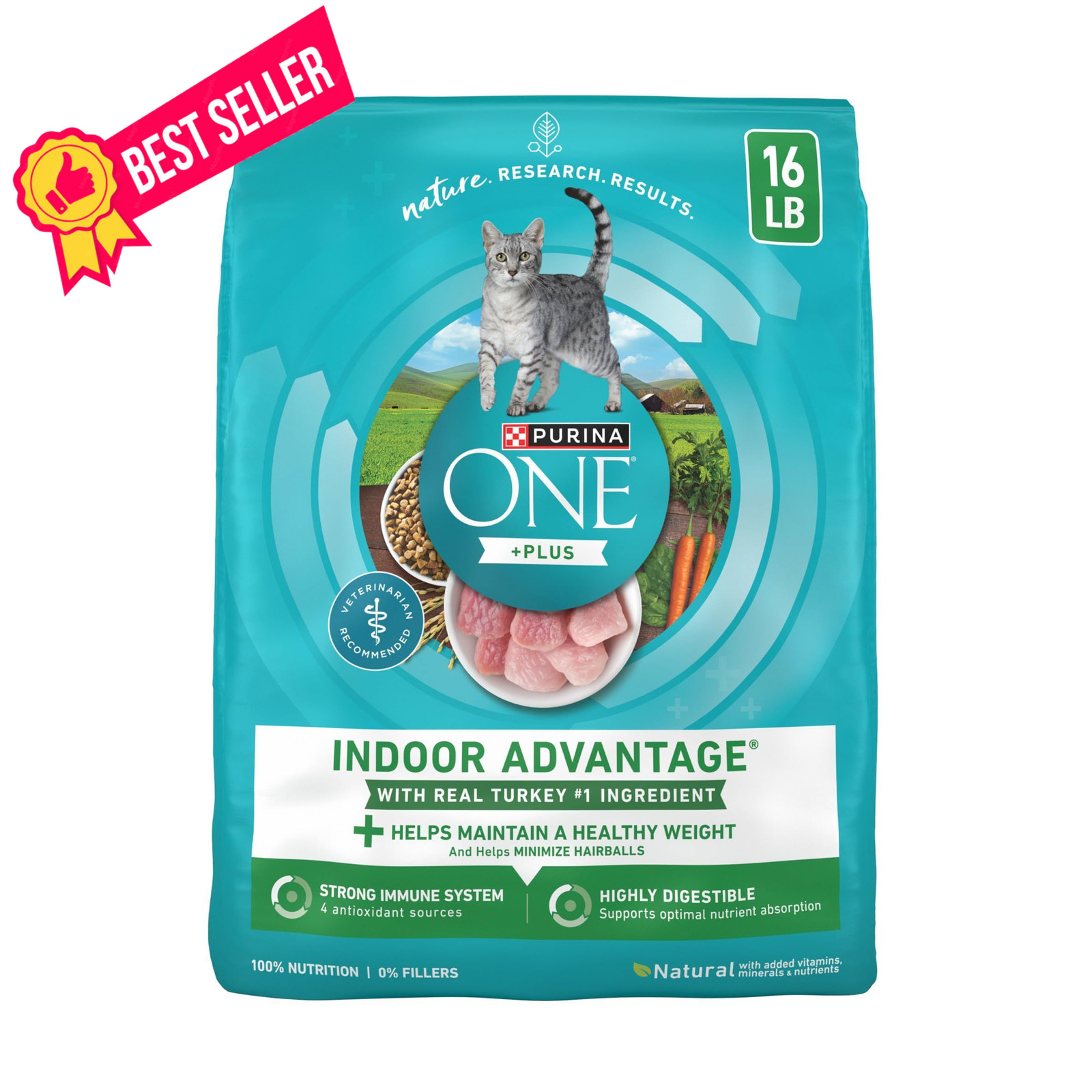 Purina ONE Natural, Low Fat, Weight Control, 16 Pound (Pack of 1), Other