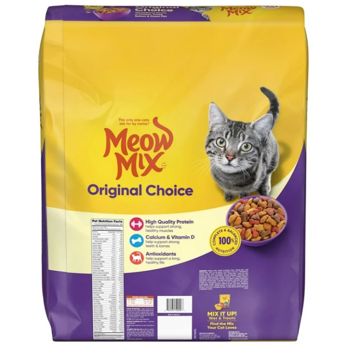30-pound bag Meow Mix Original Choice Dry Cat Food