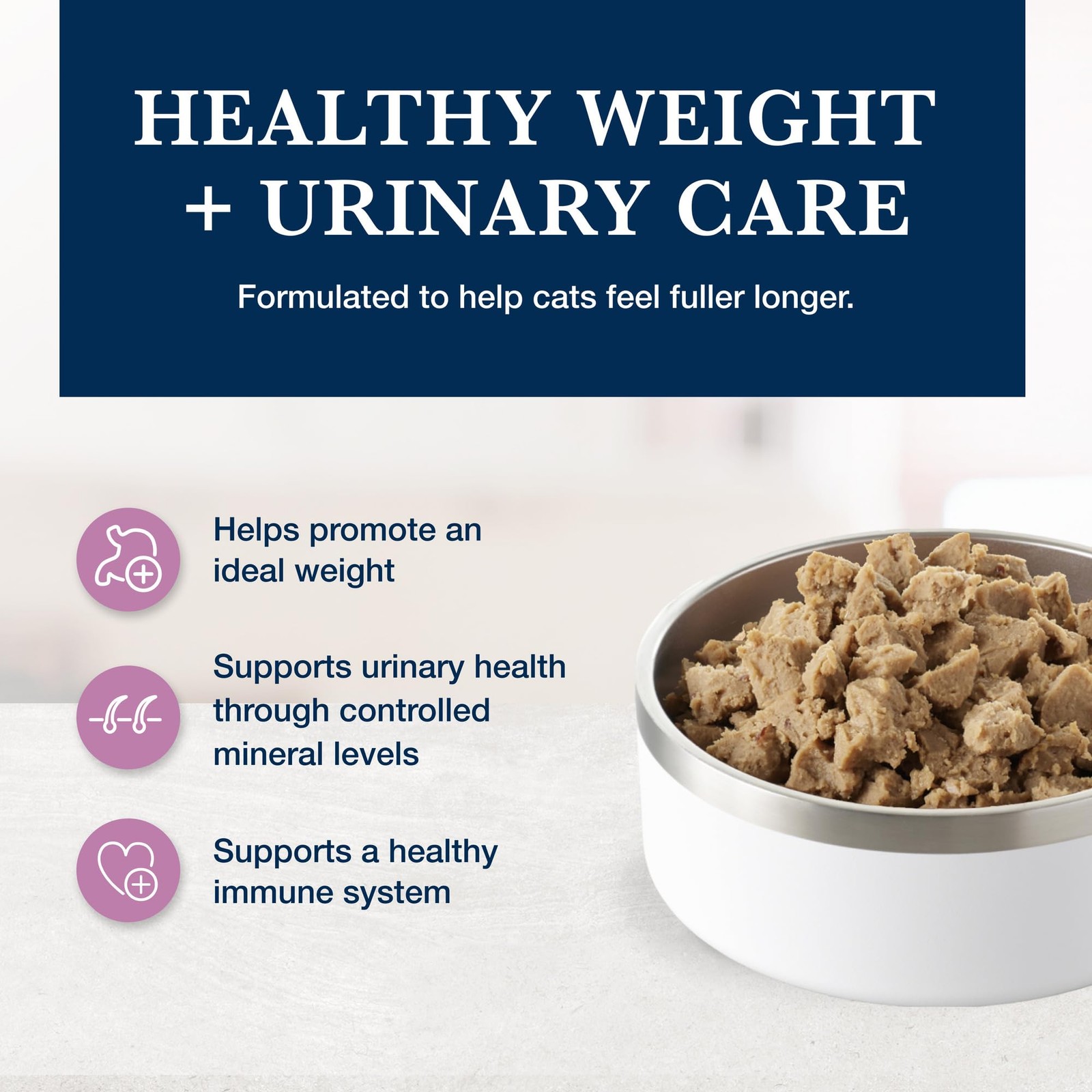 Blue Buffalo Natural Veterinary Diet Wet Cat Food Weight Management 24 cans