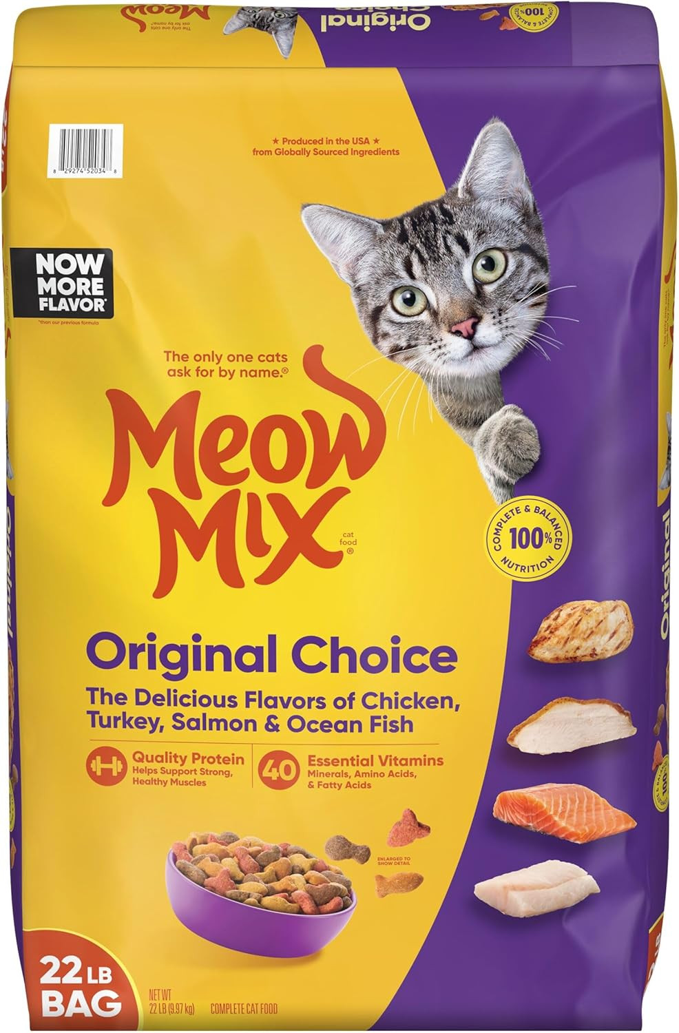 Original Choice Dry Cat Food, 22 Pound Bag