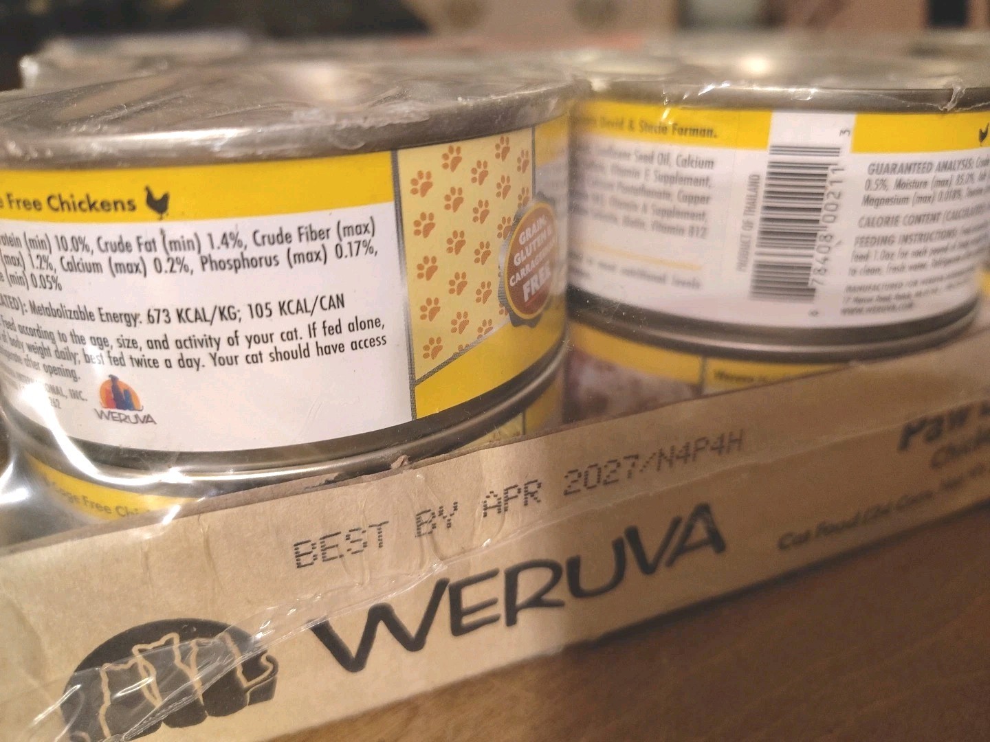 Weruva Classic Cat Food Paw Lickin’ Chicken with Breast in Gravy Case Of 24 4/27