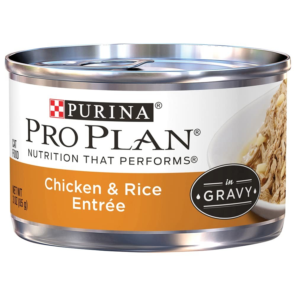 Nestle Petcare Pro Plan Chicken & Rice Entree for 3 Ounce (Pack of 1), Brown