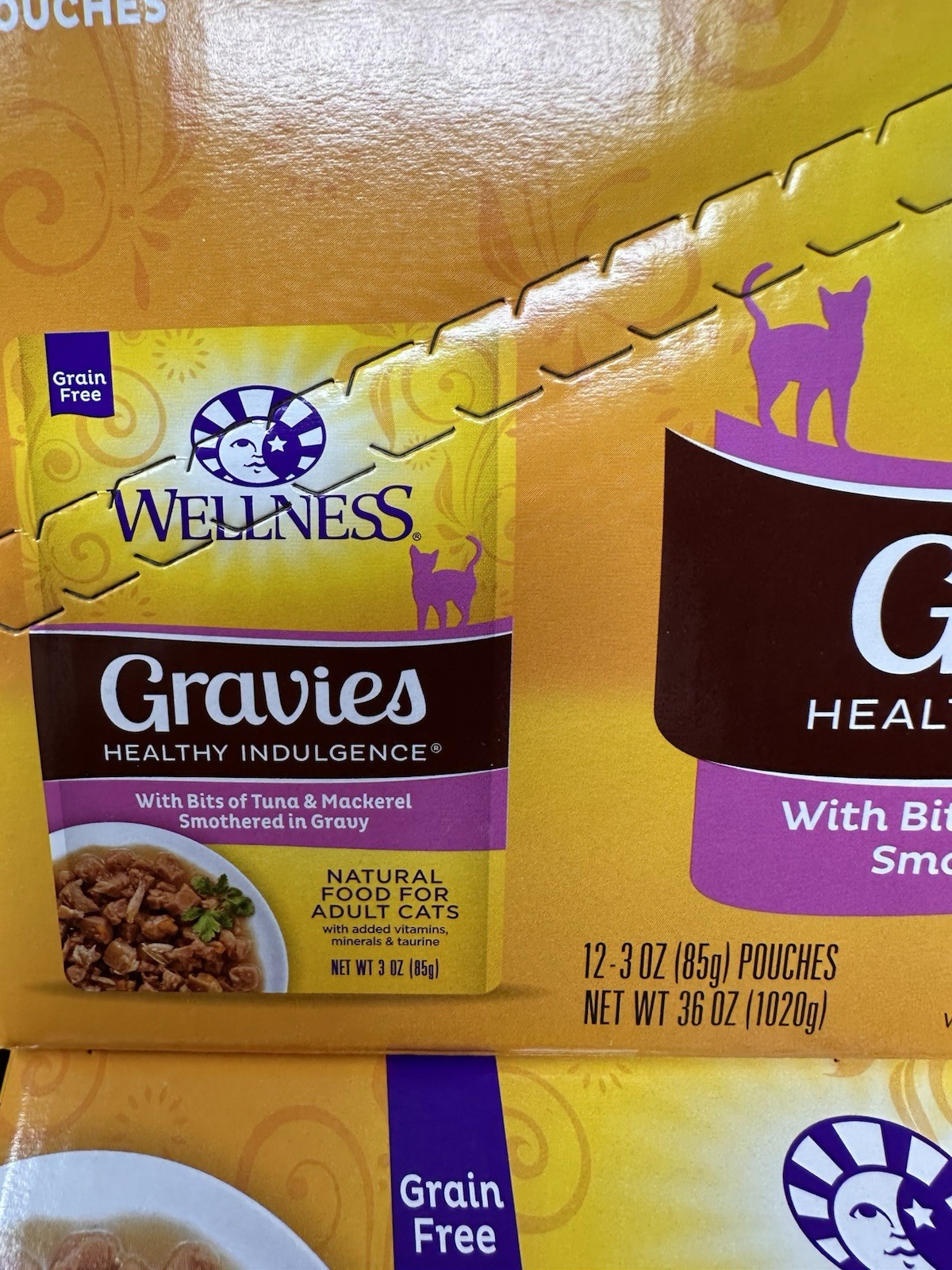 Wellness Gravies Healthy Indulgence Grain Free Tuna Mackerel 3 oz 24 PK 09/26