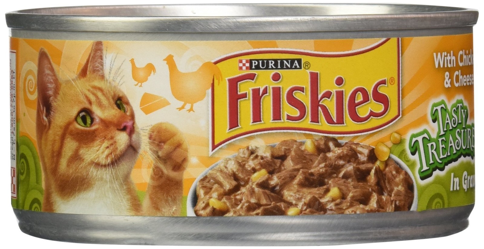 Friskies Canned Tasty Treasures Cat Food, Chicken And 5.5 Ounce (Pack of 1)