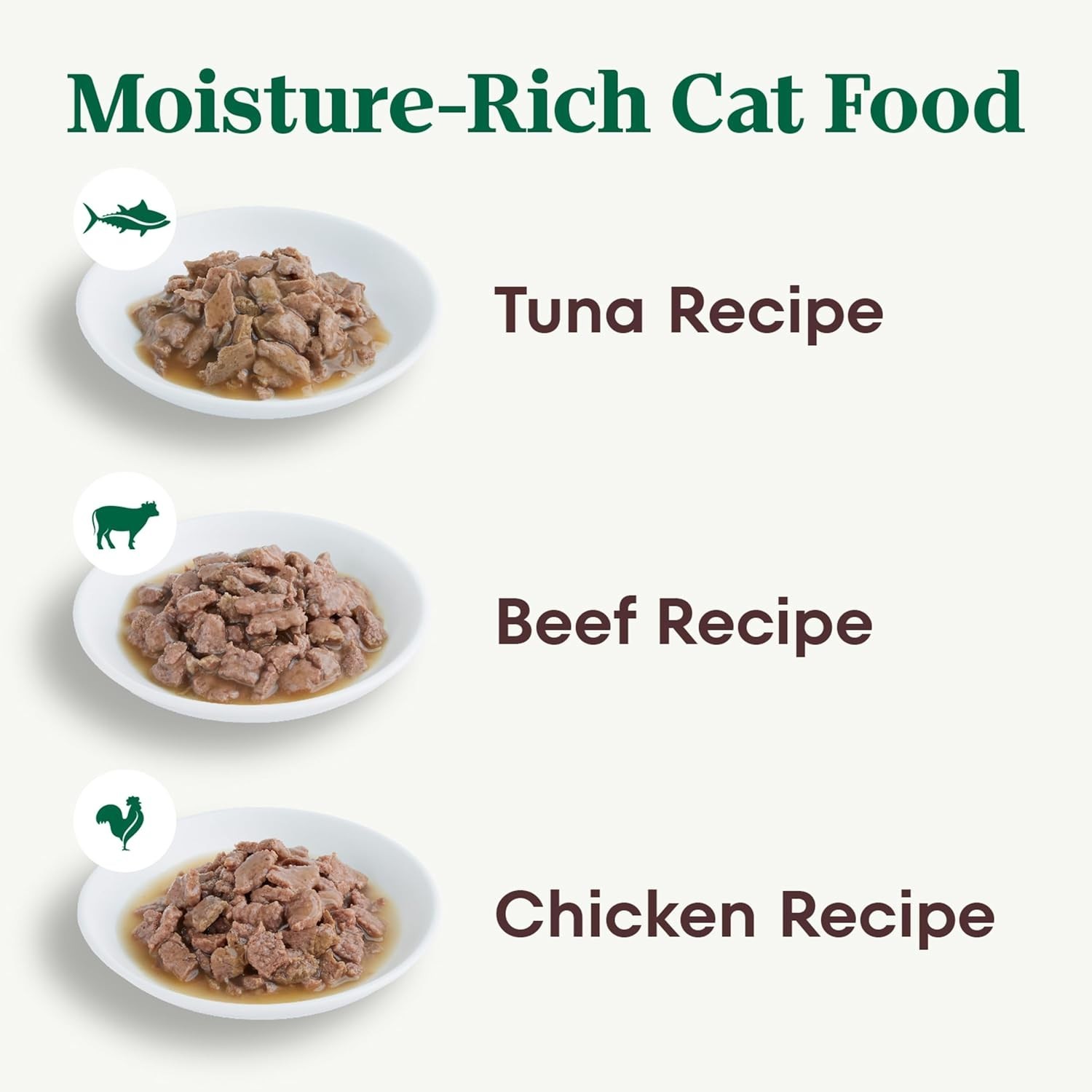 Nutro Perfect Portions Wet Cat Food Variety Pack: Beef, Tuna, Chicken 24 Count