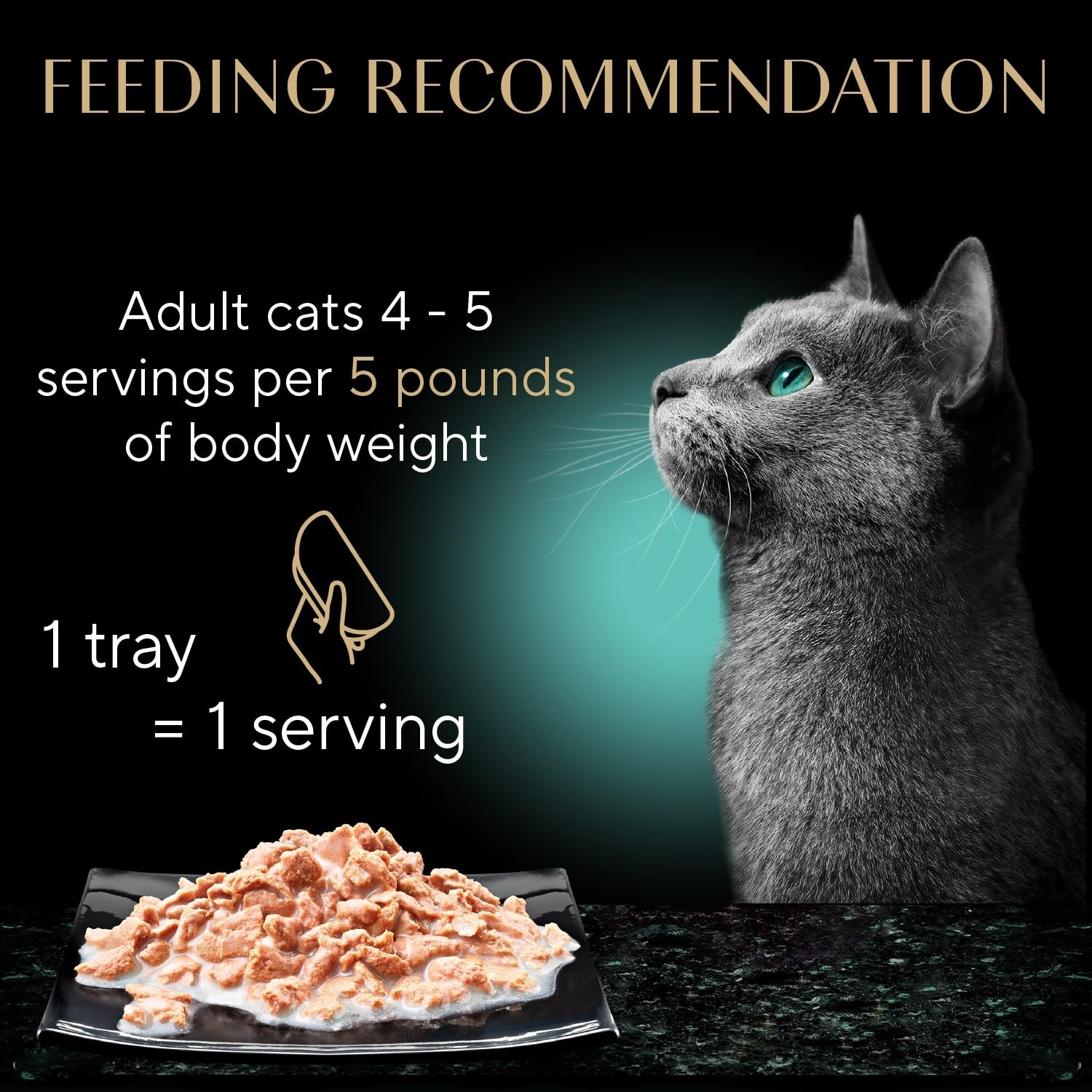 Wet Cat Food Salmon in Creamy Sauce Adult 2.6 oz Twin-Pack Trays 24 Count