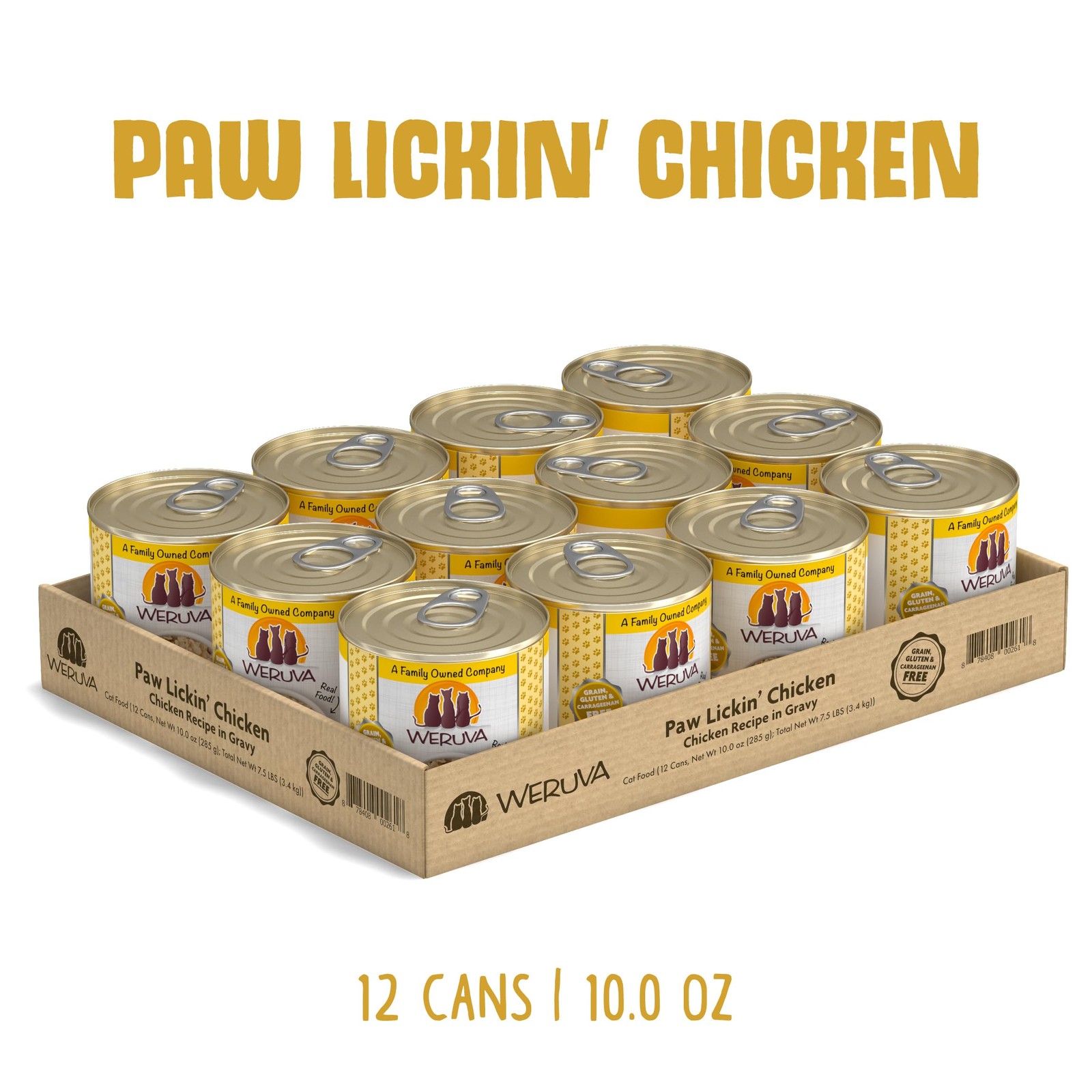 Classic Cat Food, Paw Lickin’ Chicken with Chicken Breast in Gravy, 10oz Can …