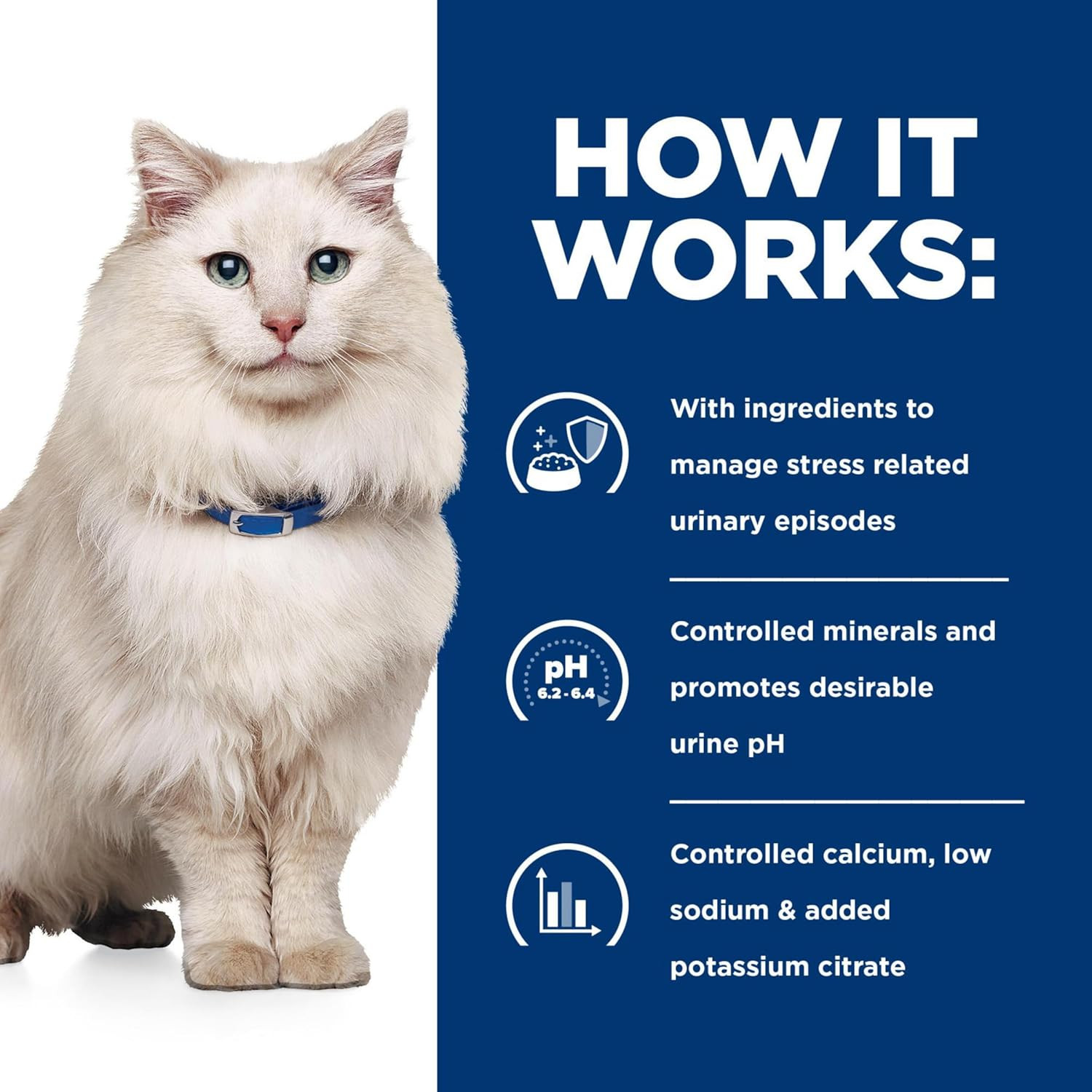 C/D Multicare Stress Urinary Care Wet Cat Food, Chicken, 5.5 Oz. Cans, 24-Pack