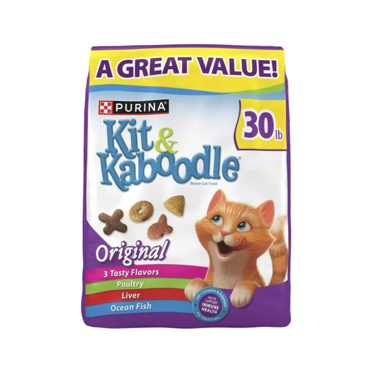 2 Bag Original, Indoor Dry Cat Food, Chicken, Liver, Turkey, Oceanfish,30 lb Bag