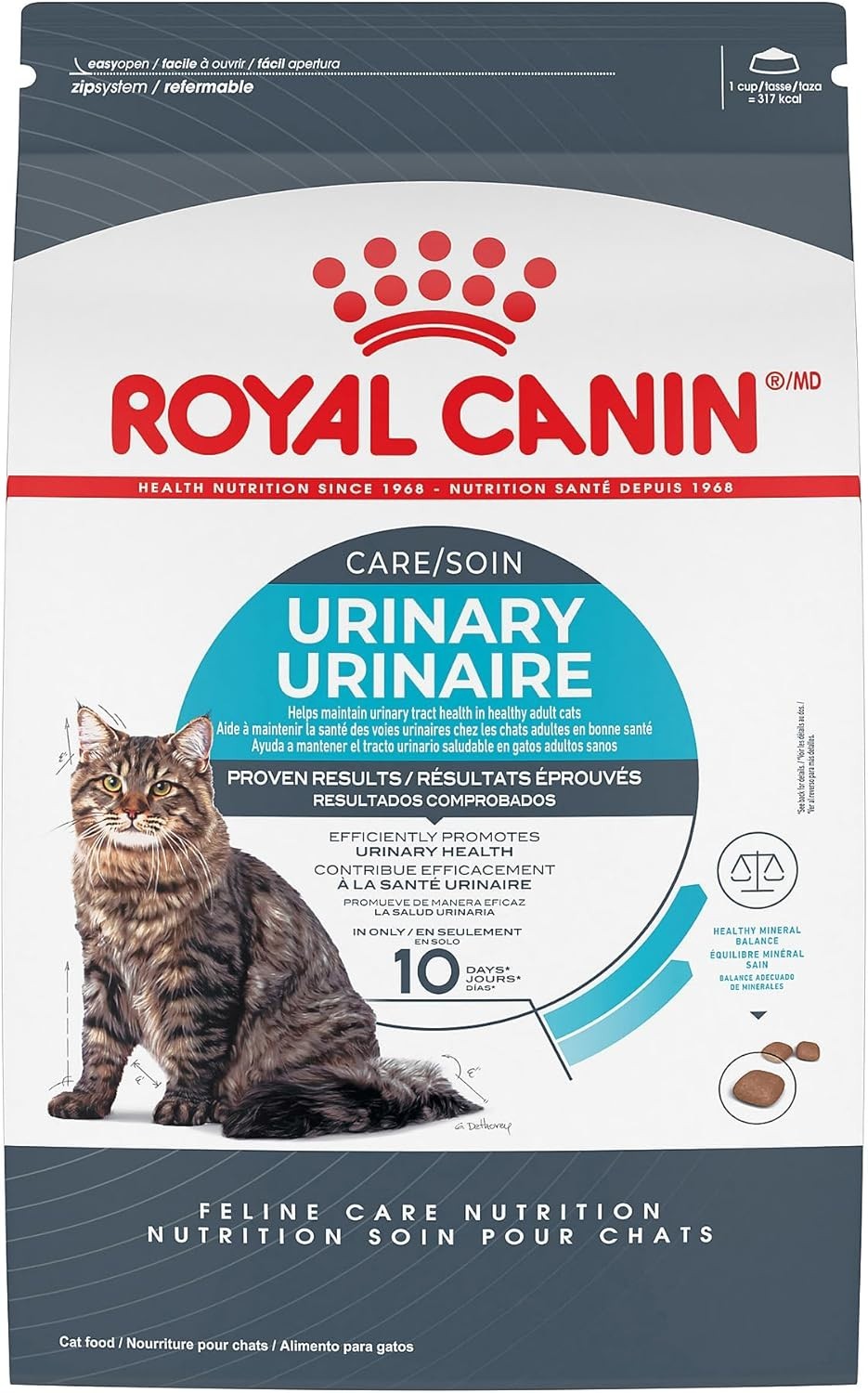 Feline Care Nutrition Urinary Care Adult Dry Cat Food, 14 lb Bag