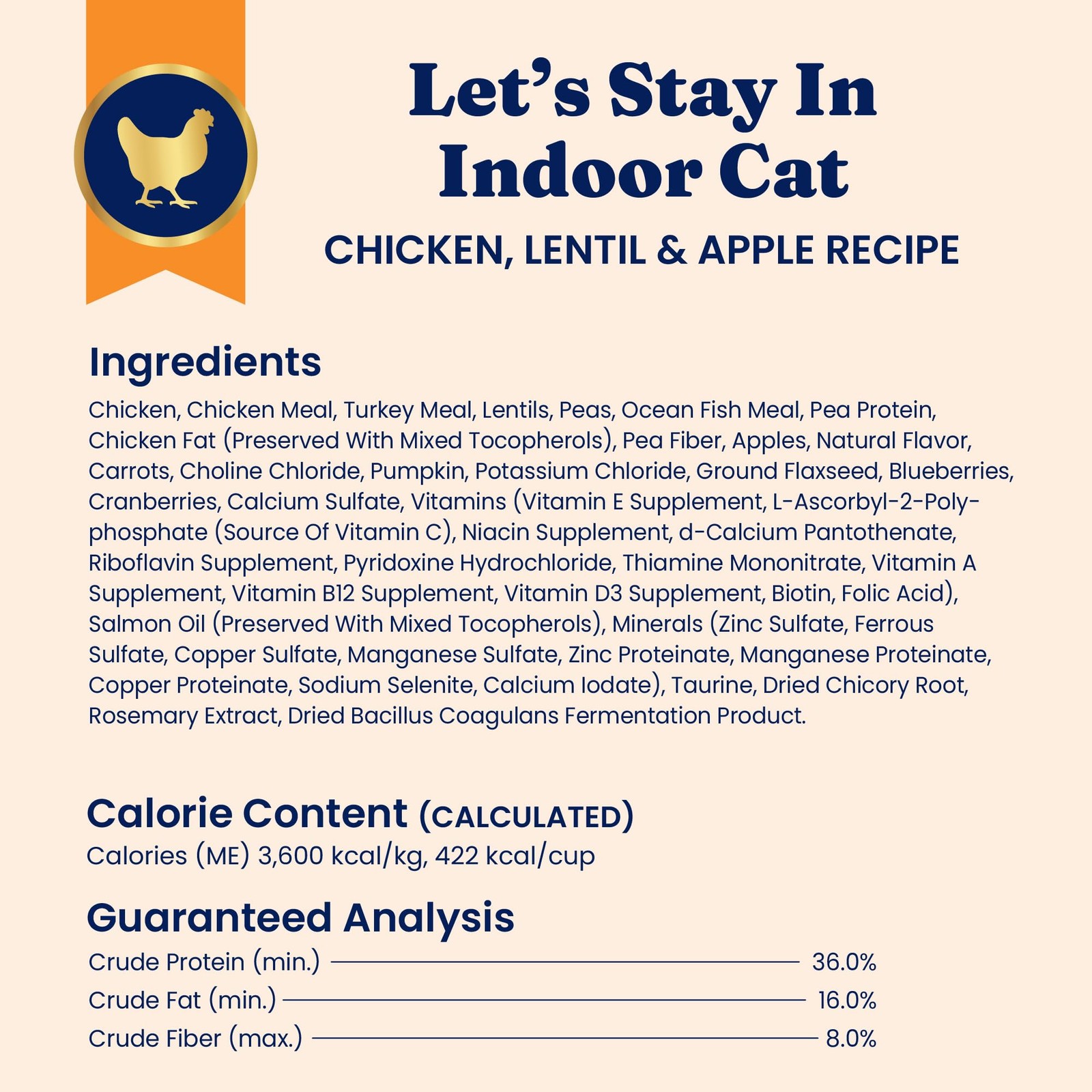 Solid Gold Indoor Dry Cat Food – Grain Free & Gluten – Chicken 3 lb.