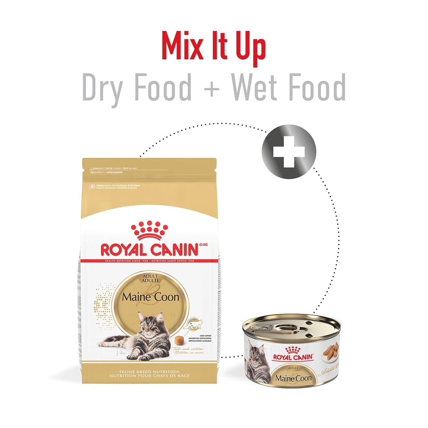 Royal Canin Feline Breed Nutrition Maine Coon Adult Dry Cat Food, 6 lb Bag