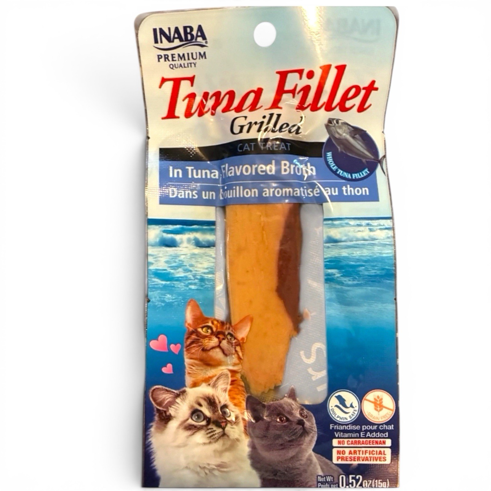 Cat Treats 6 Pack 0.52oz Tuna Fillet