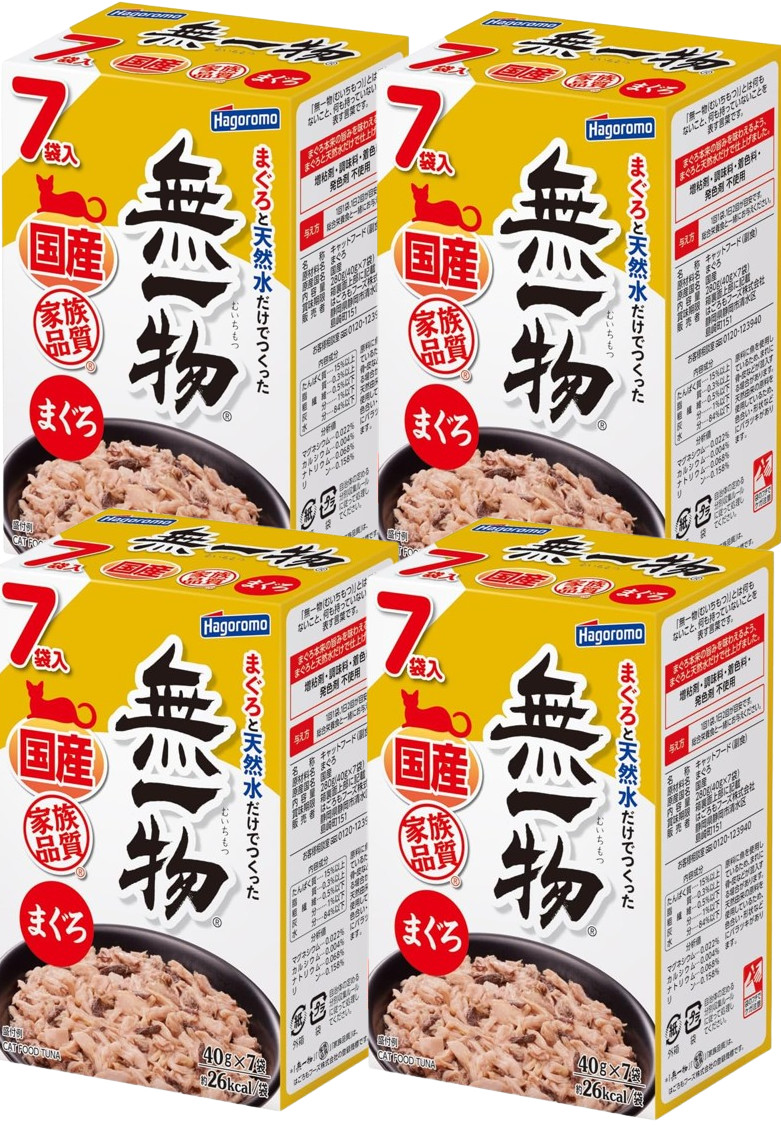 Hagoromo Muichimotsu Cat Food Maguro Tuna 40g x 28 Packs Additive-Free Japan
