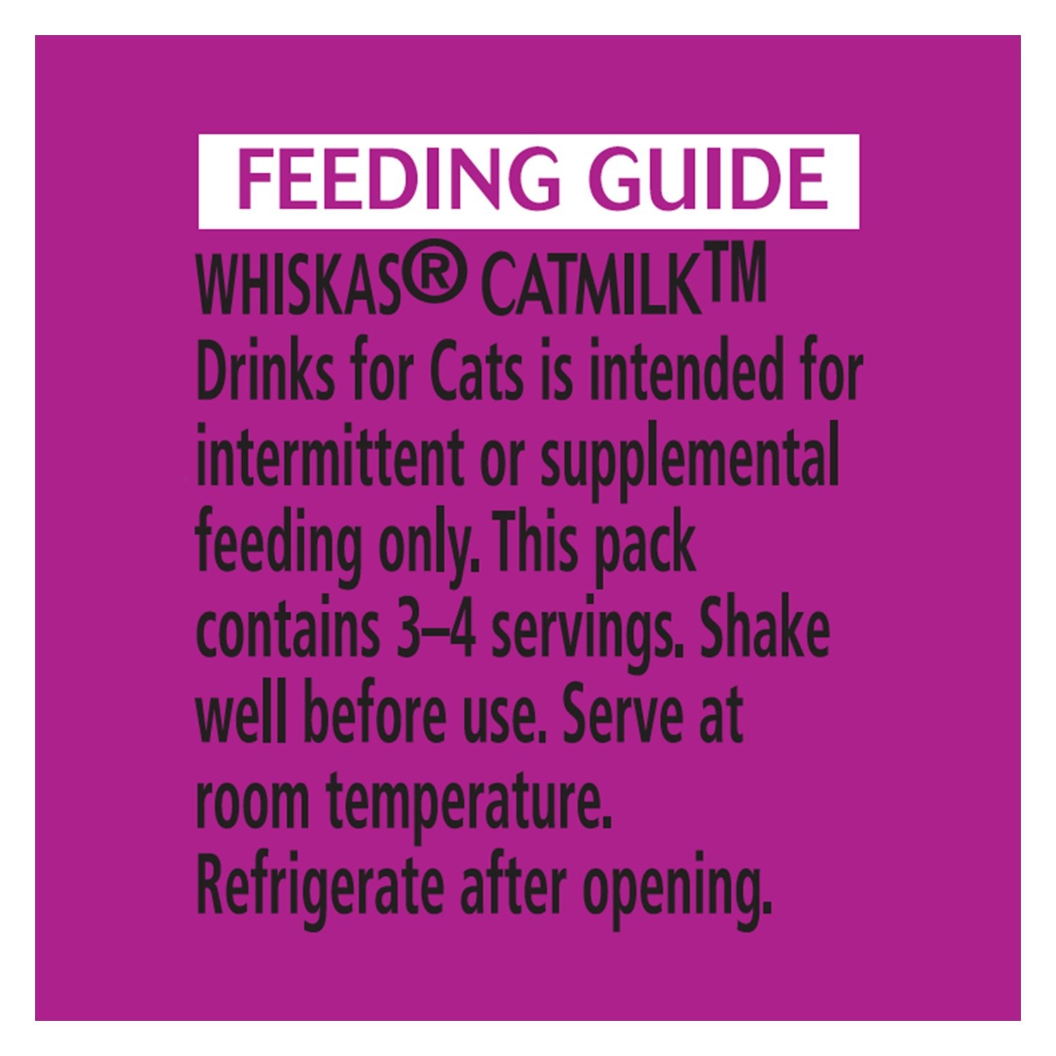 Whiskas Catmilk Plus Drink for Cats and 0.84 Ounce (Pack of 24), Cream