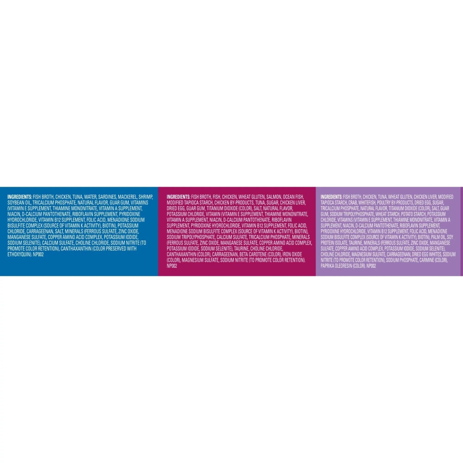 3 PACK x 24 Cups Meow Mix Seafood Selections Variety Pack Wet Cat Food
