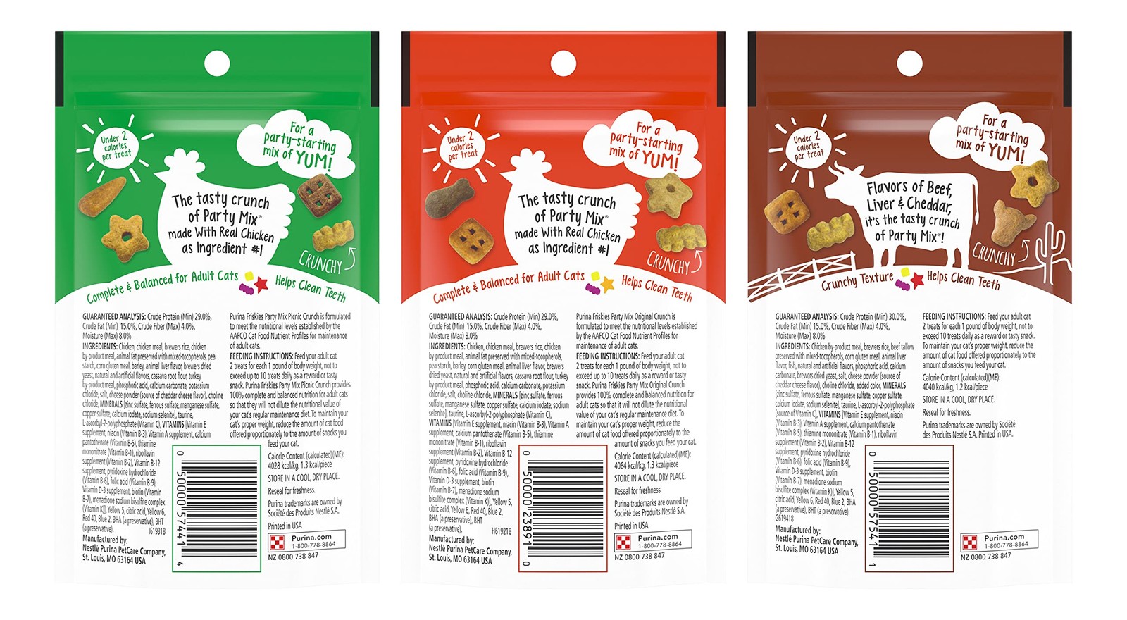 Cat Treat Party Mix Love Pack