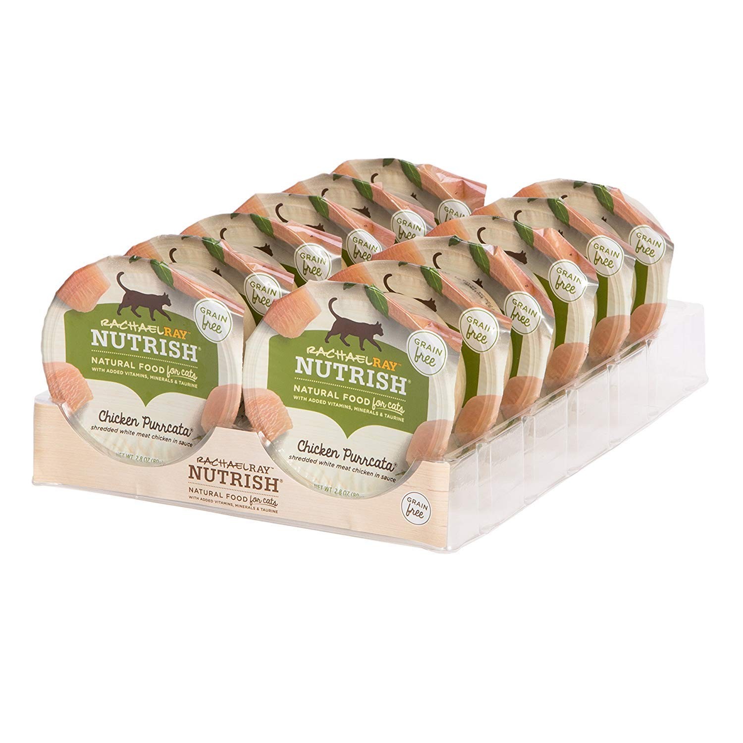 Rachael Ray Natural Wet Cat Food Chicken Purrcata 2.8 Oz Cup 12 Pack Grain Free