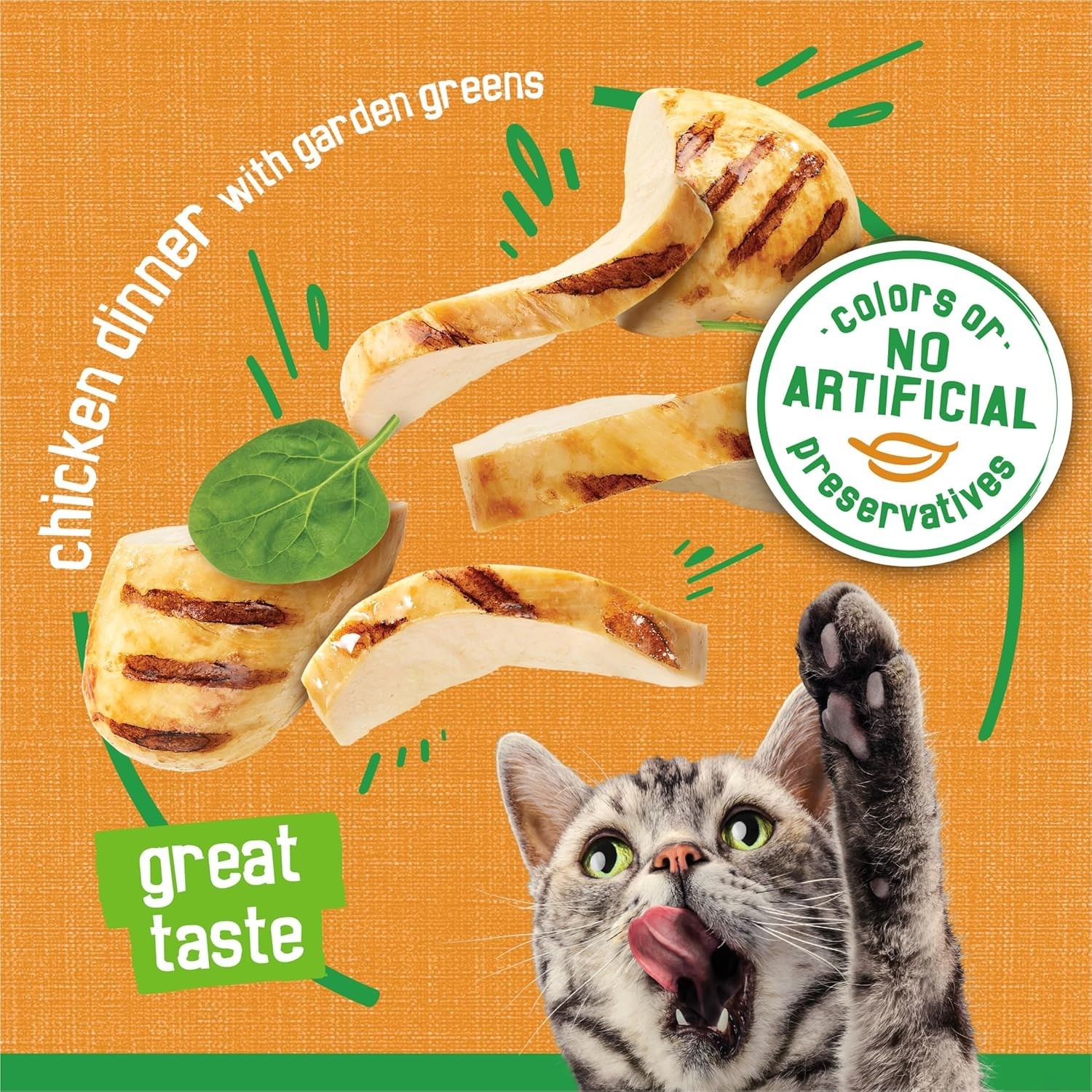Complete Nutrition Purina Indoor Cat Food Pate with Chicken and Greens, 24 Cans